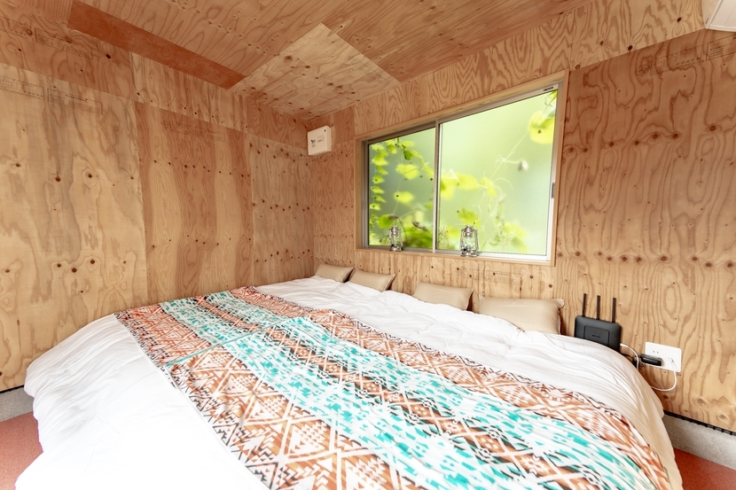 寝袋付き　CAMPBOX素泊まりプラン！