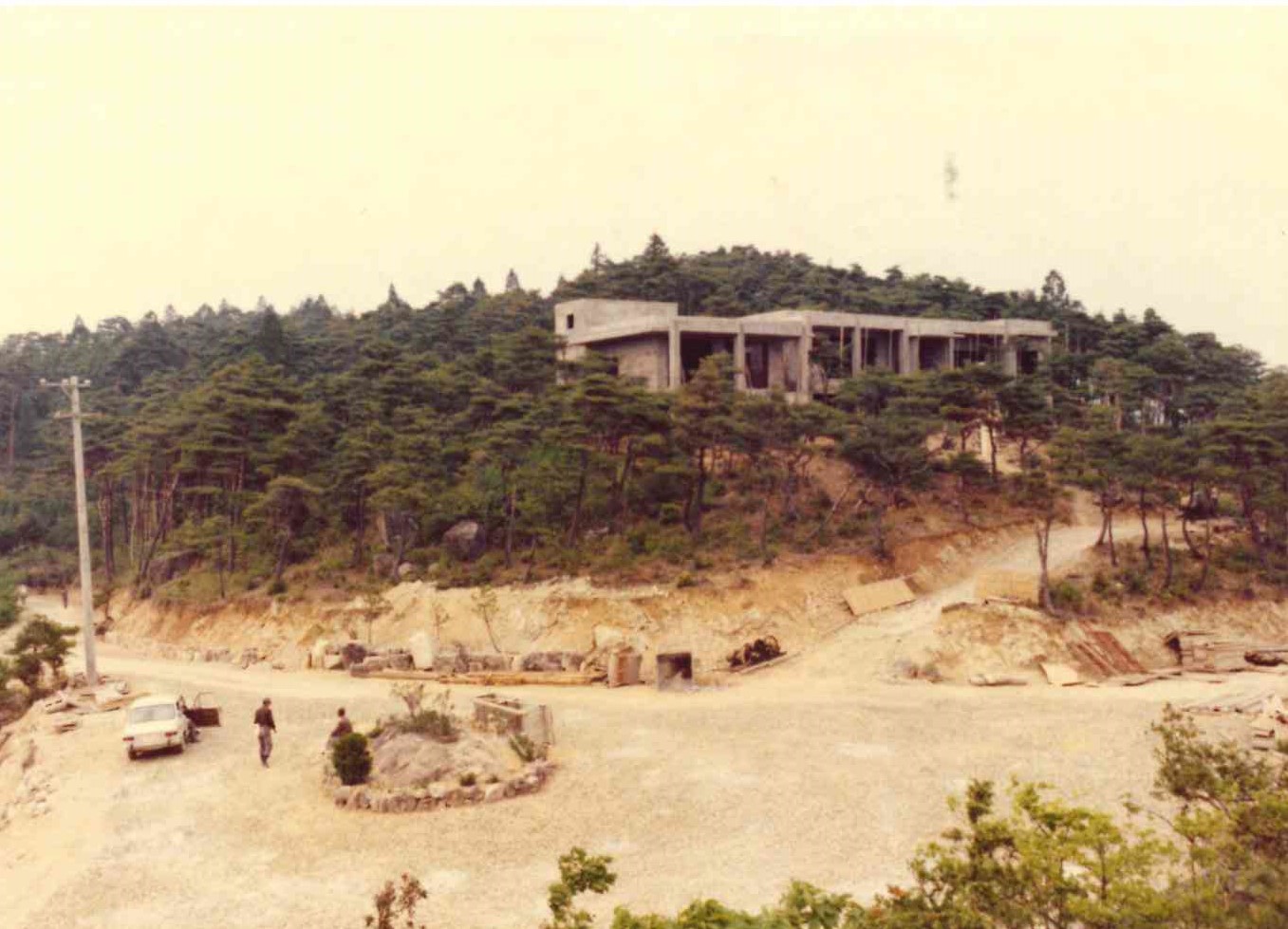 Villa TEN ZANの工事風景