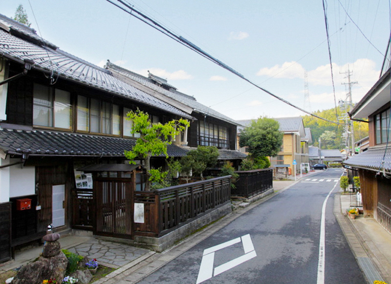 大湫宿に残る宿場街の風景