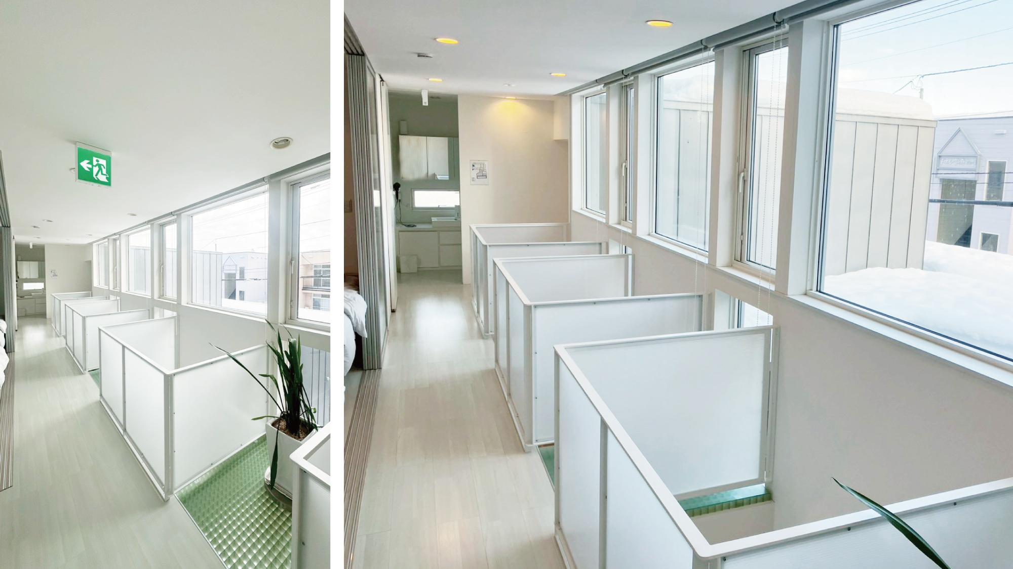 光が差し込む開放的な吹き抜け空間