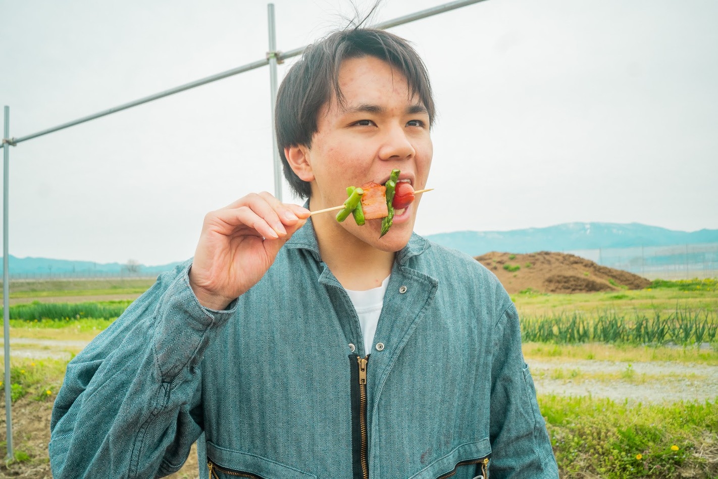 【米沢牛BBQ＆アスパラ収穫】子連れ歓迎！夏休み自由研究｜廃校ステイ
