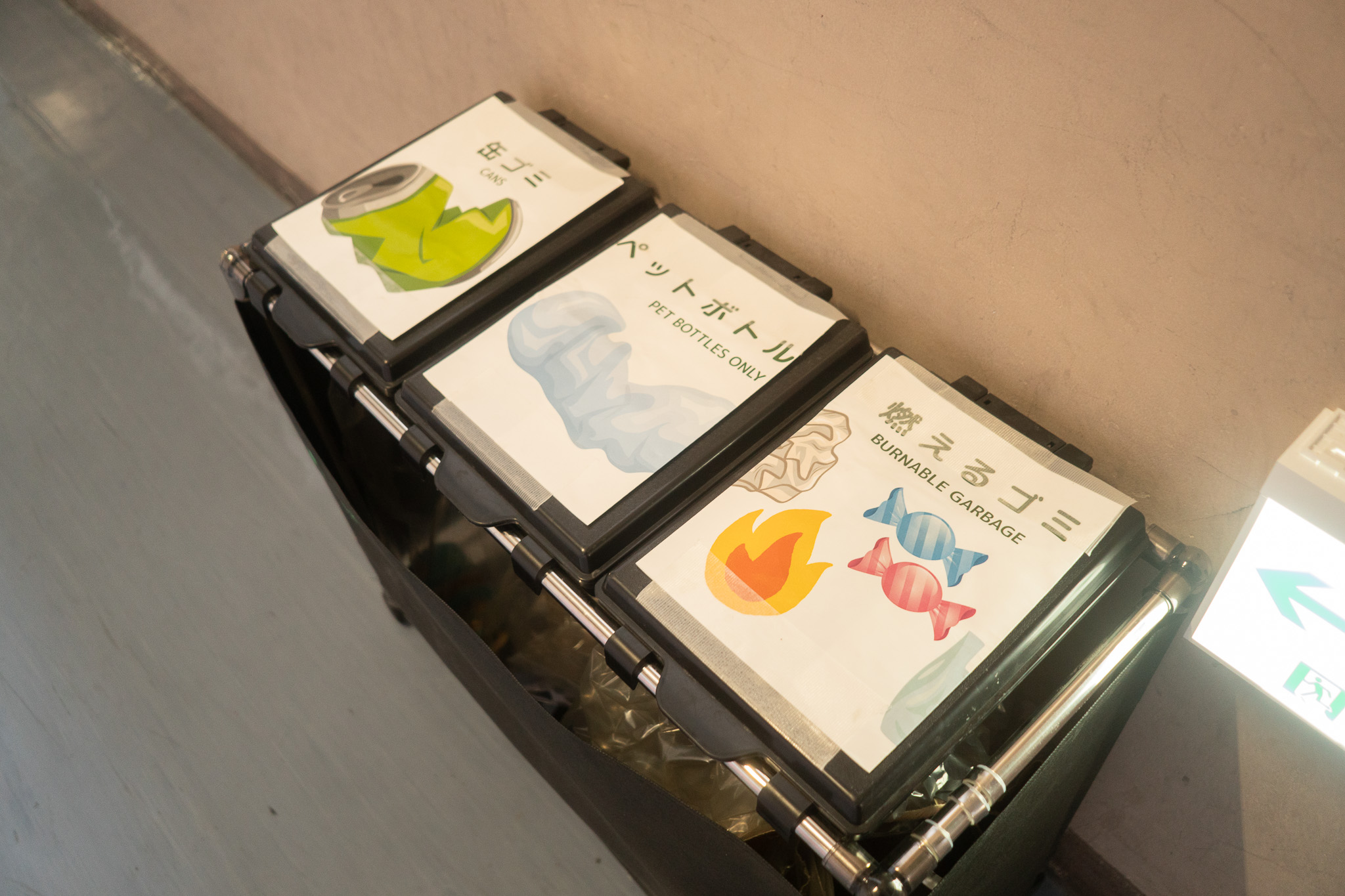 ゴミは施設に捨てて帰れるので、帰りも楽々！