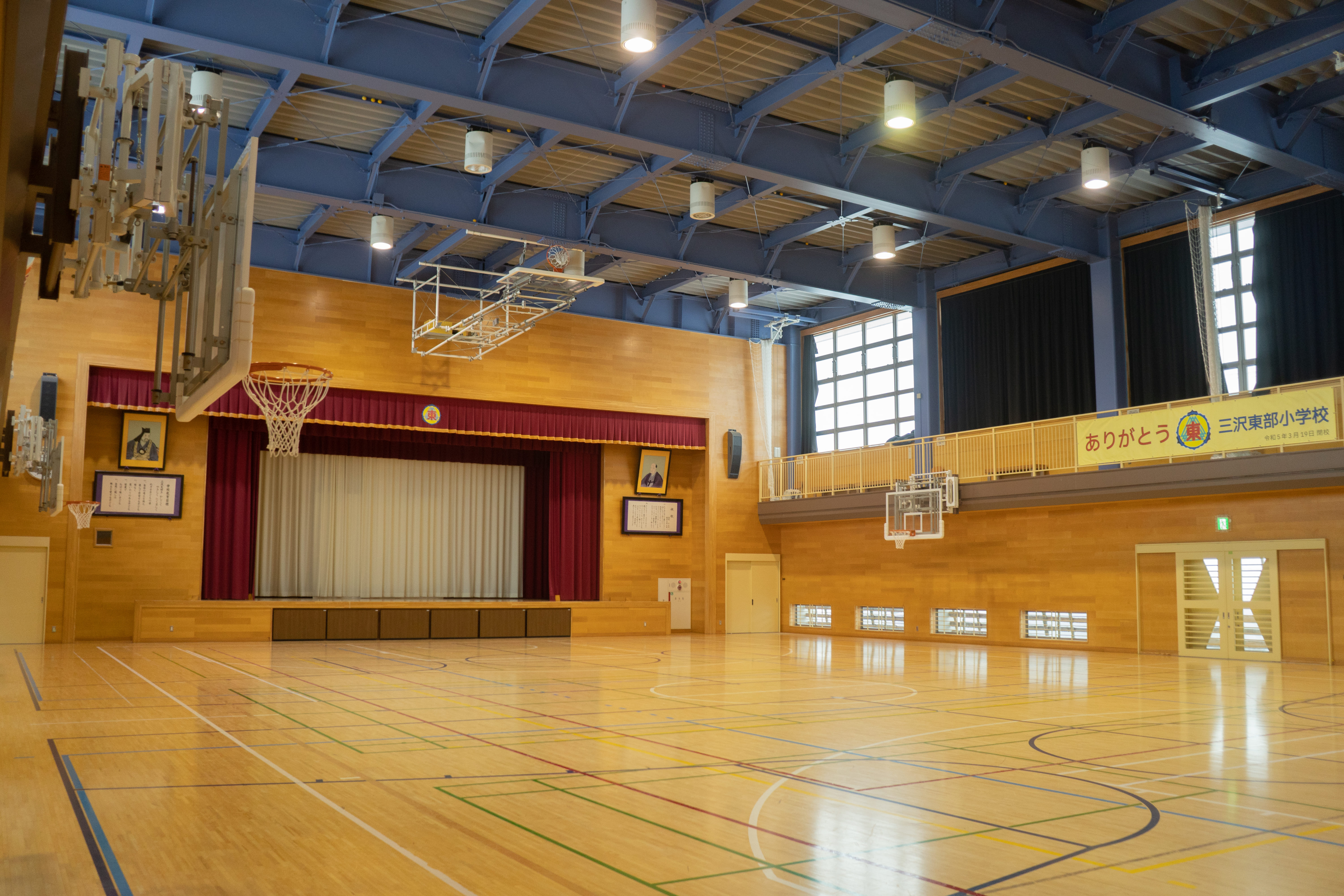 事前予約で、体育館貸切も！