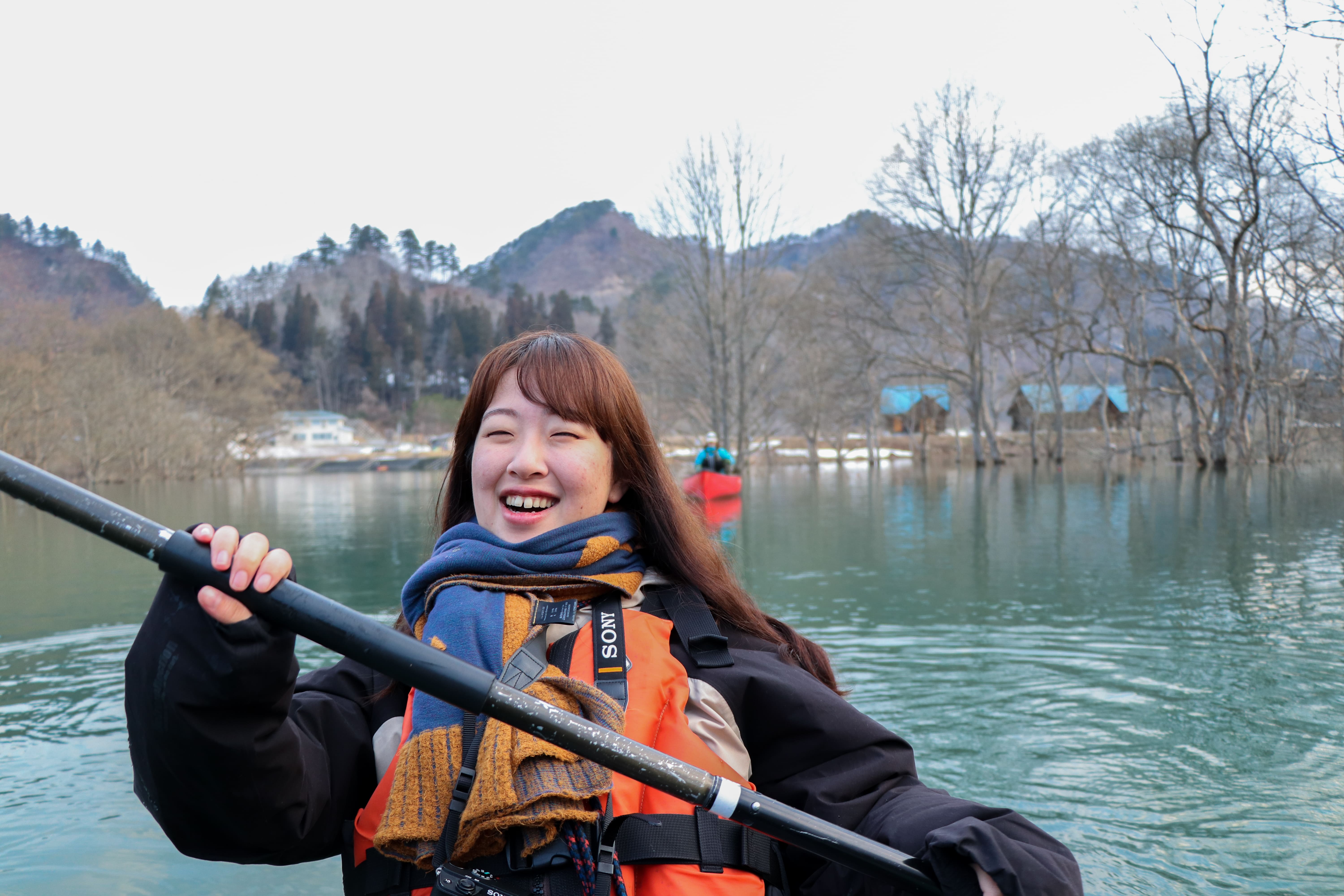 【周辺観光】「水没林カヌー」春に山形に行くなら、絶対に行ってほしい!!美しすぎて、私は毎年行ってます