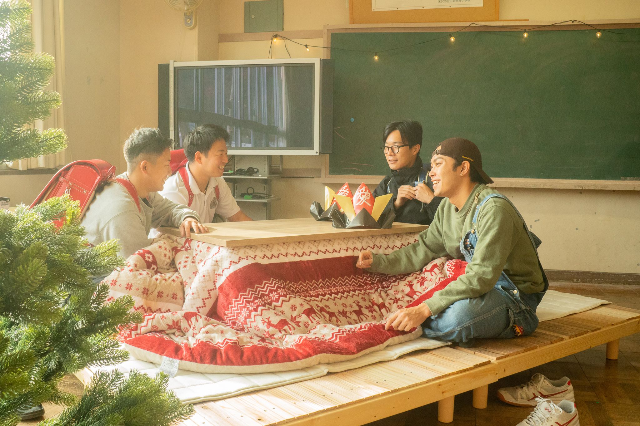 【素泊まり】小学校に泊まる！冬も安心★暖房完備