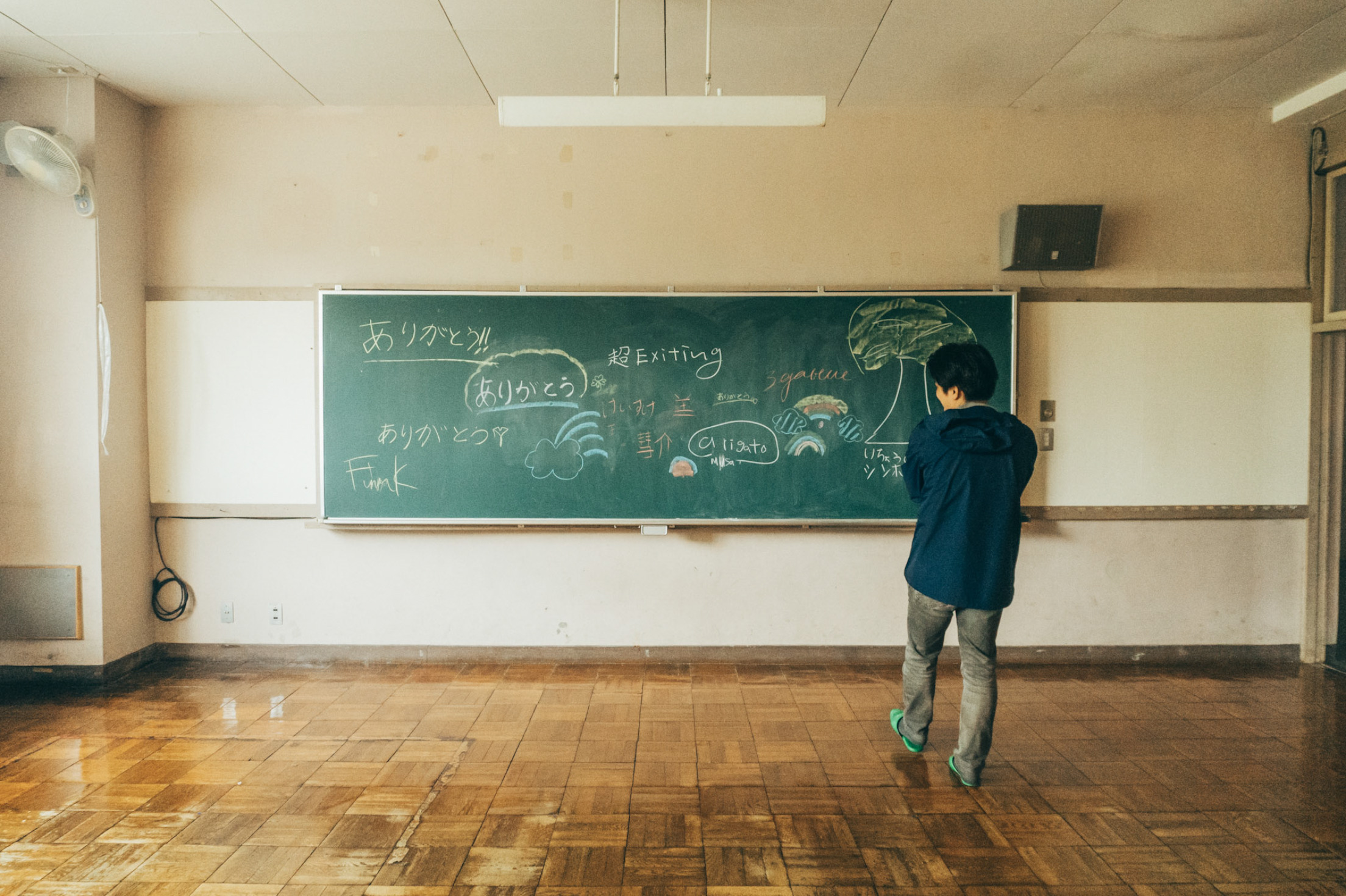ノスタルジックな校舎は、どこか懐かしい気持ちに。