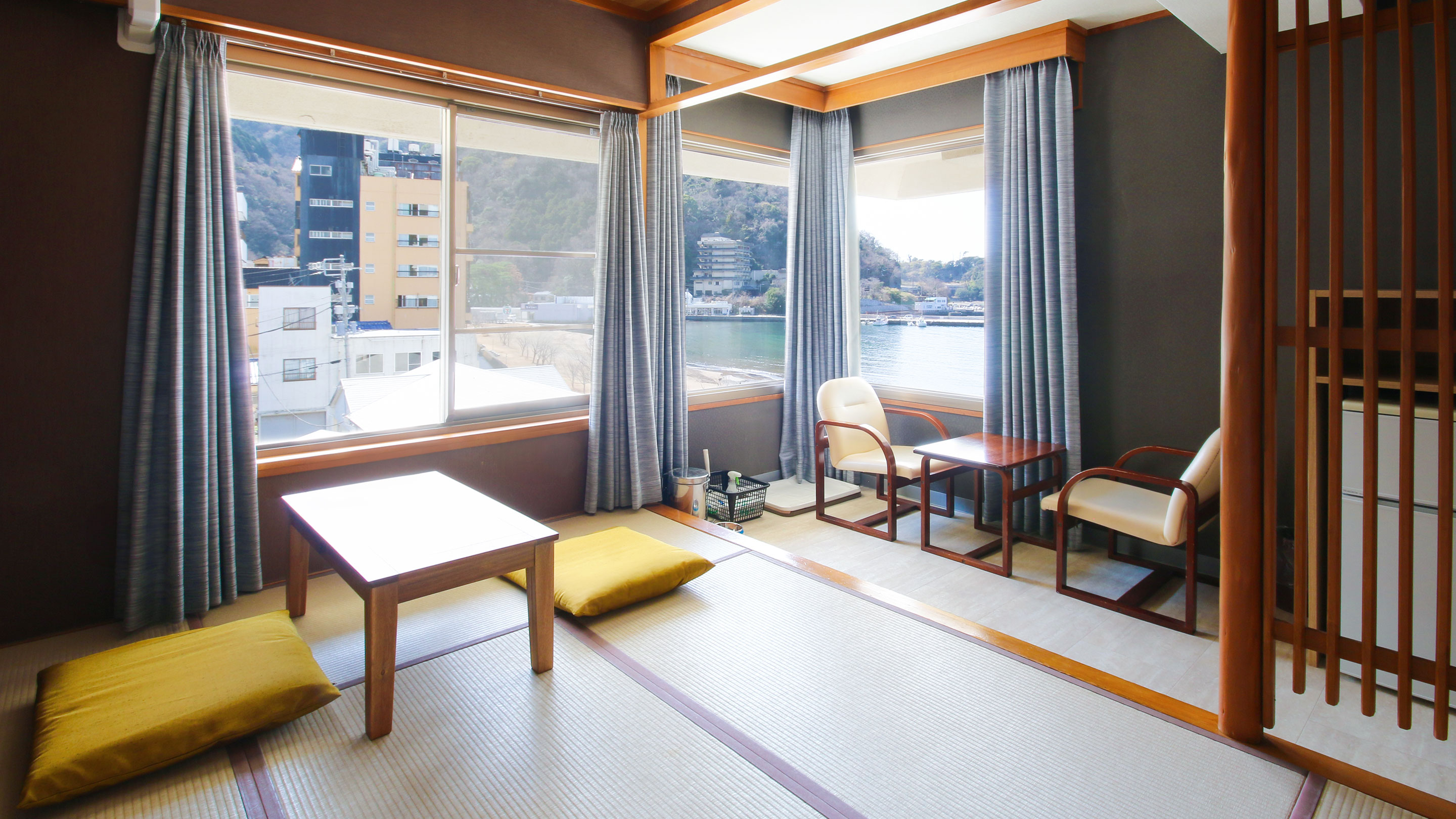  【禁煙】エコノミー和洋室ツイン6畳内風呂あり(山側)※イメージ