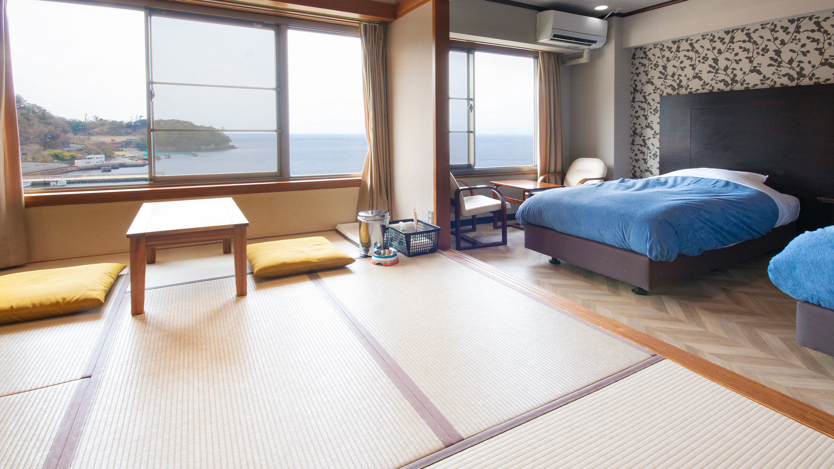 【禁煙】スタンダード和洋室ツイン6畳内風呂あり(海側)※イメージ