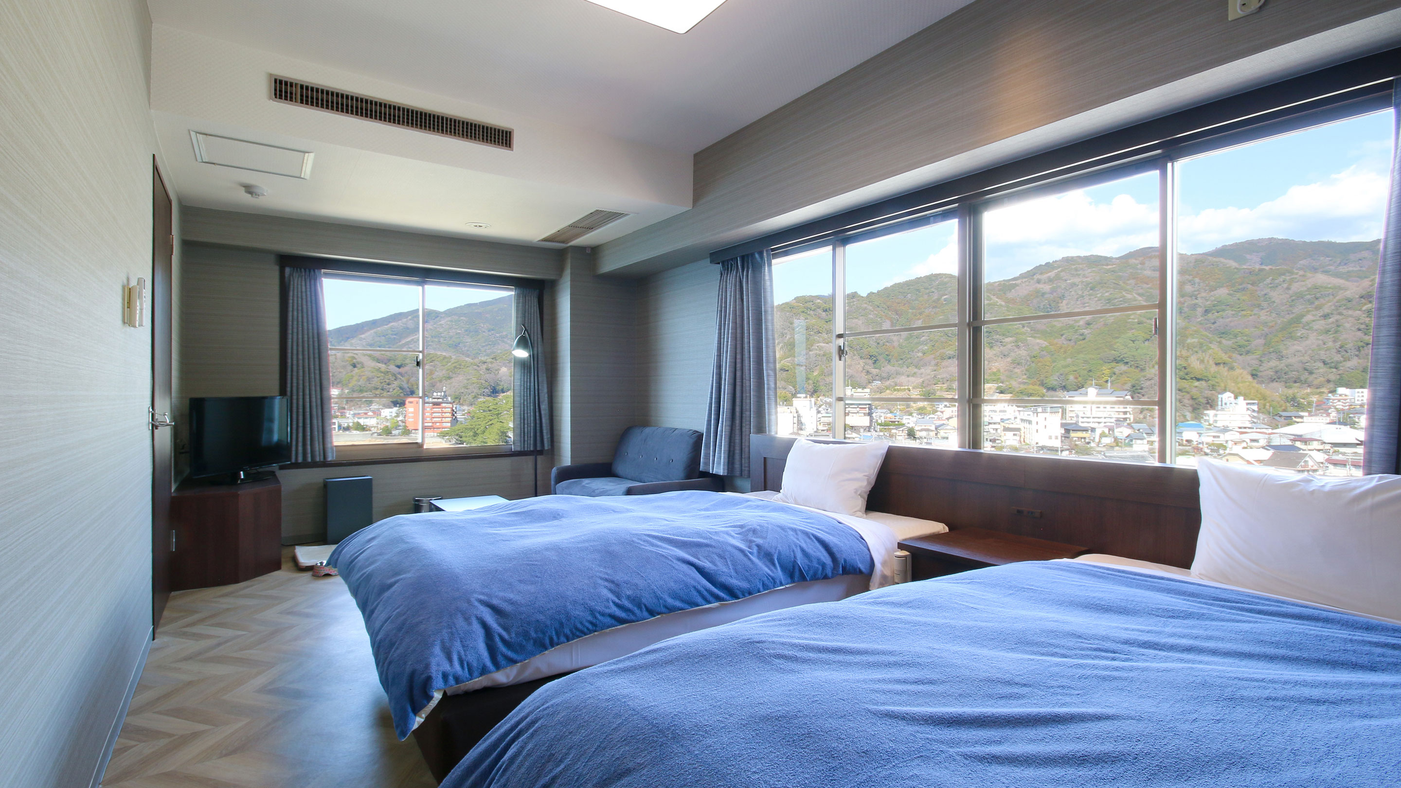 【禁煙】スタンダードツイン内風呂あり(山側)※イメージ