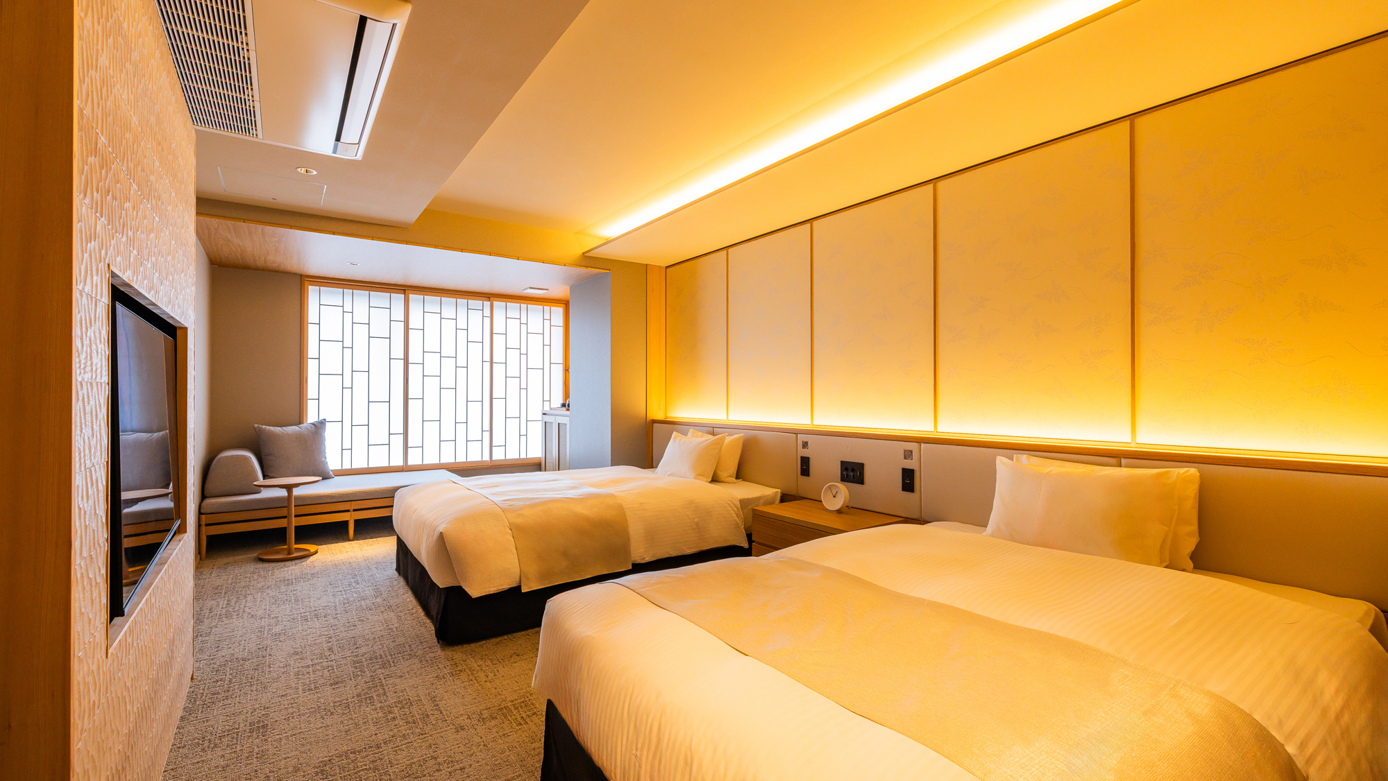 スタンダードツインベッドルーム