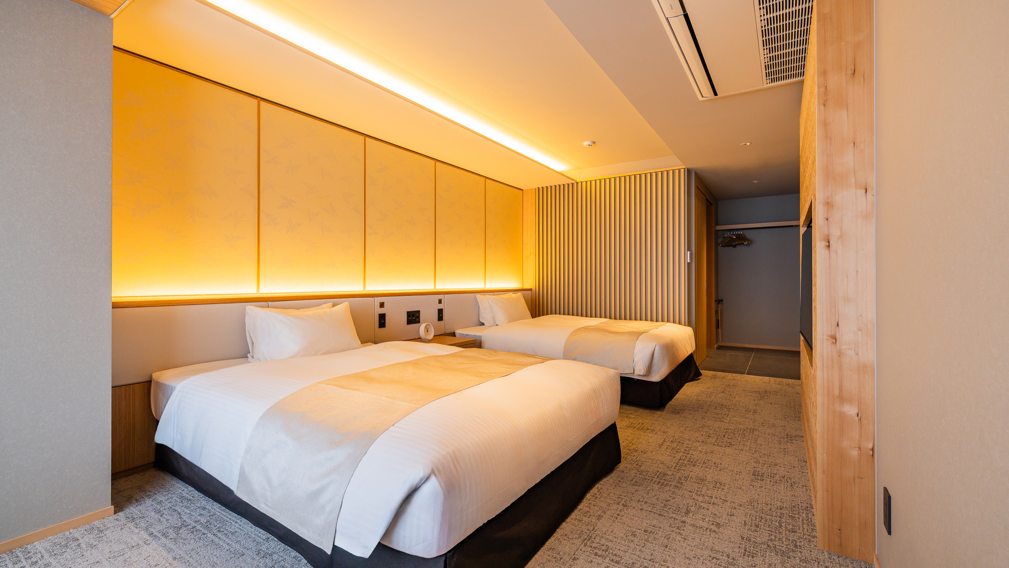 スタンダードツインベッドルーム