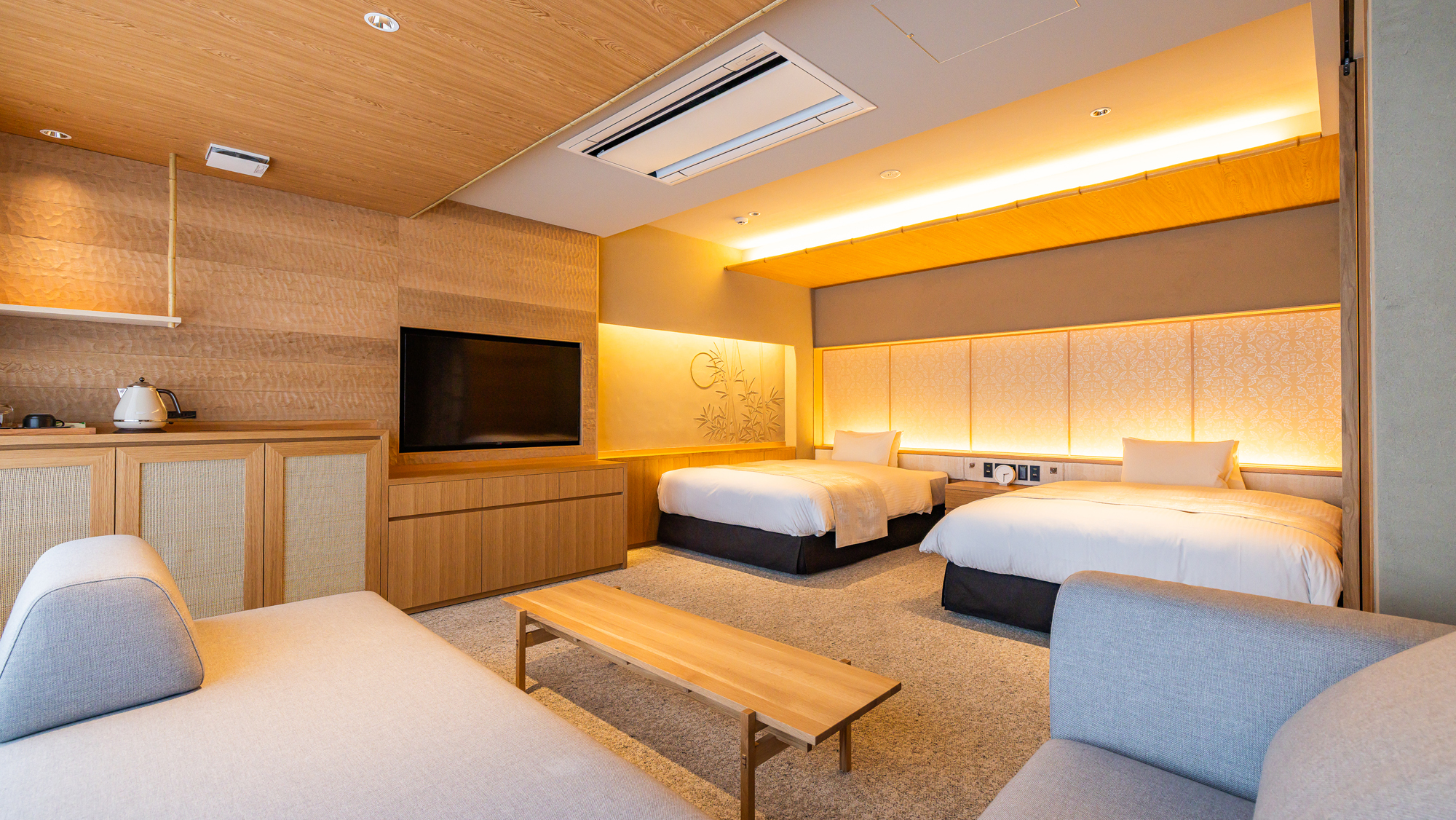 デラックスツインベッドルーム