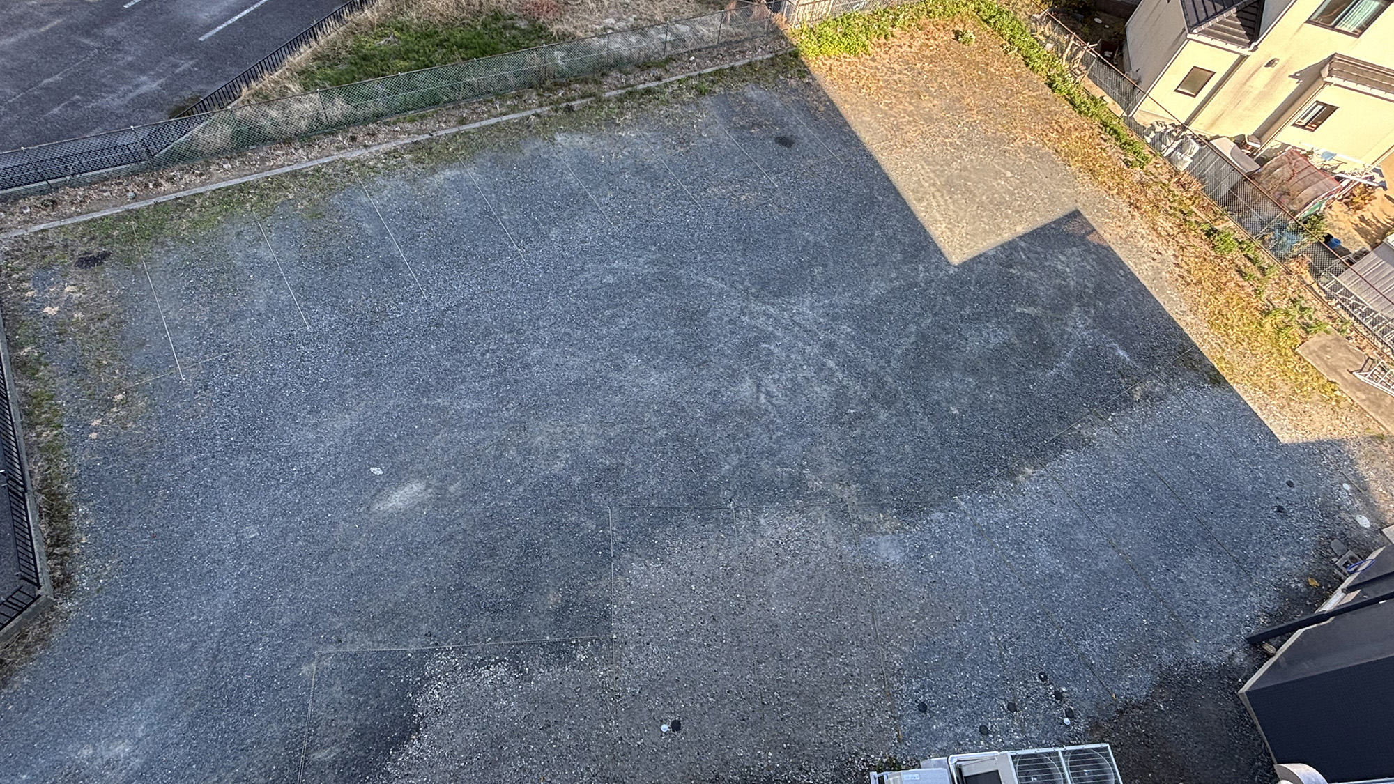 駐車場（裏側上から）