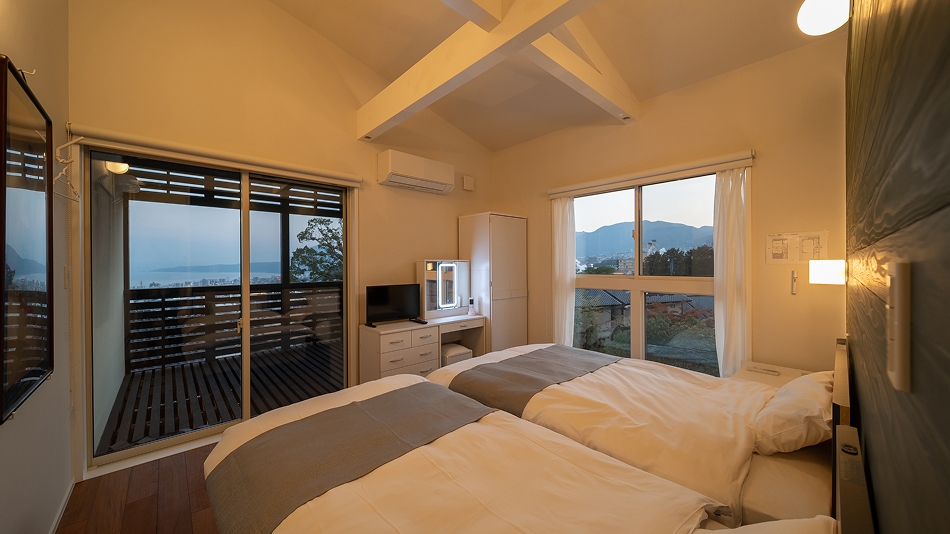 【連泊】素泊まり 貸切ヴィラ｜別府湾や山々の壮大な景色を一望