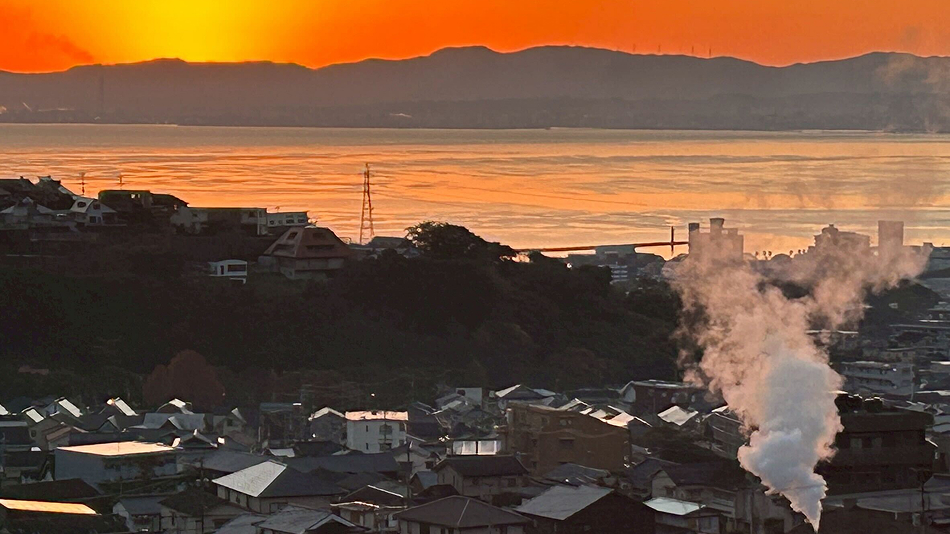 天気が良ければ美しい夕焼けも眺めることができます