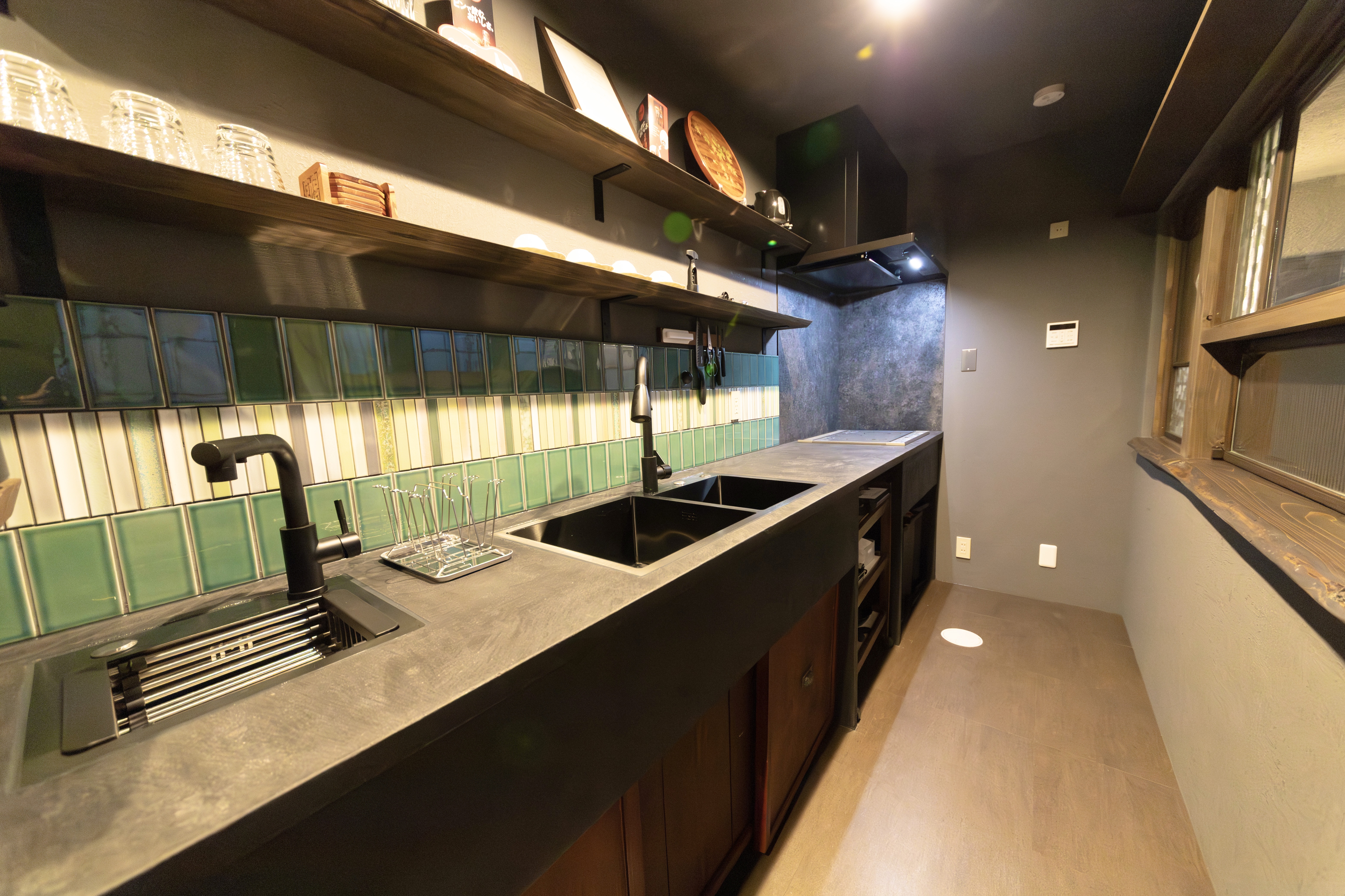 広々キッチンで、楽しく料理ができます。