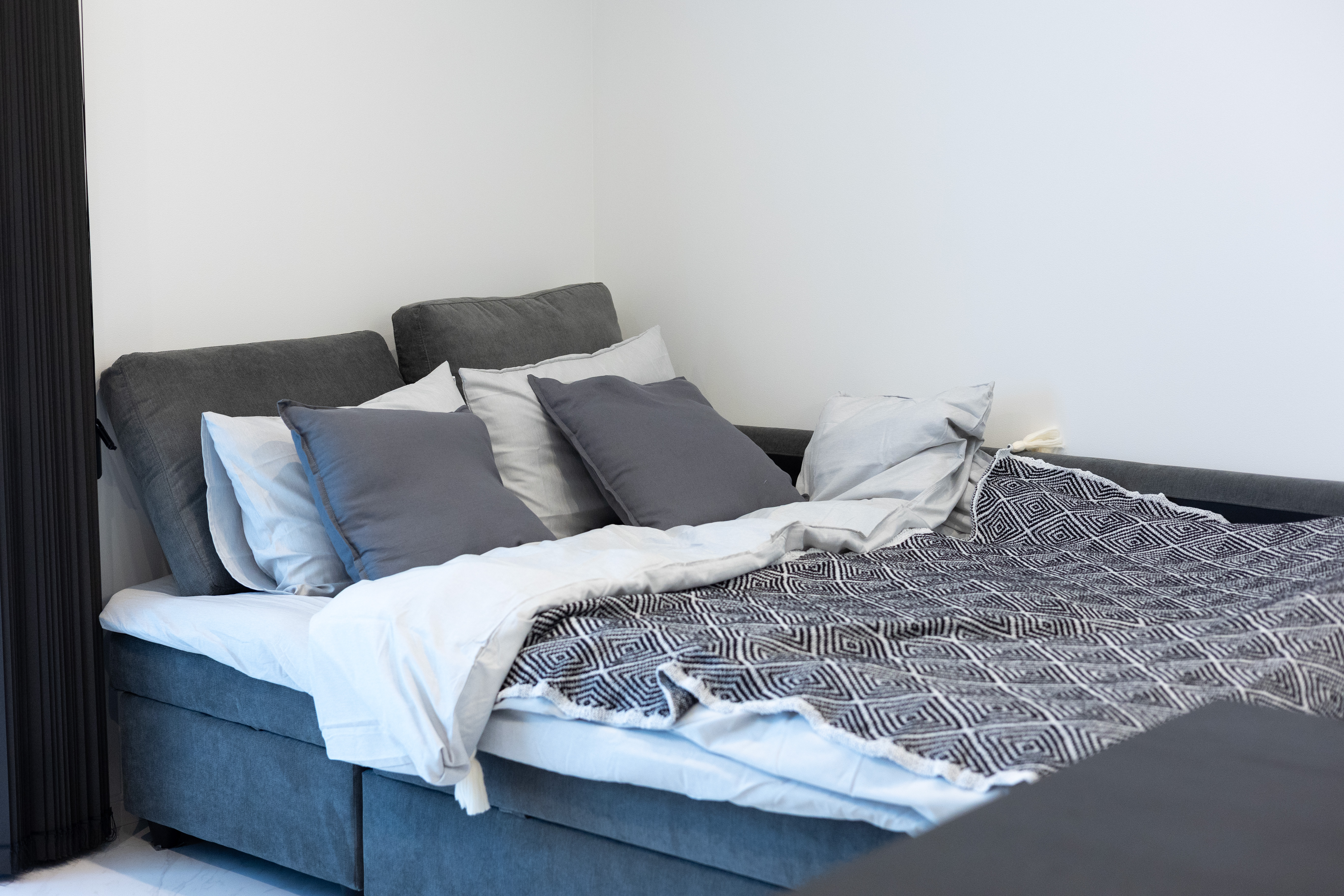 リビングのソファベット