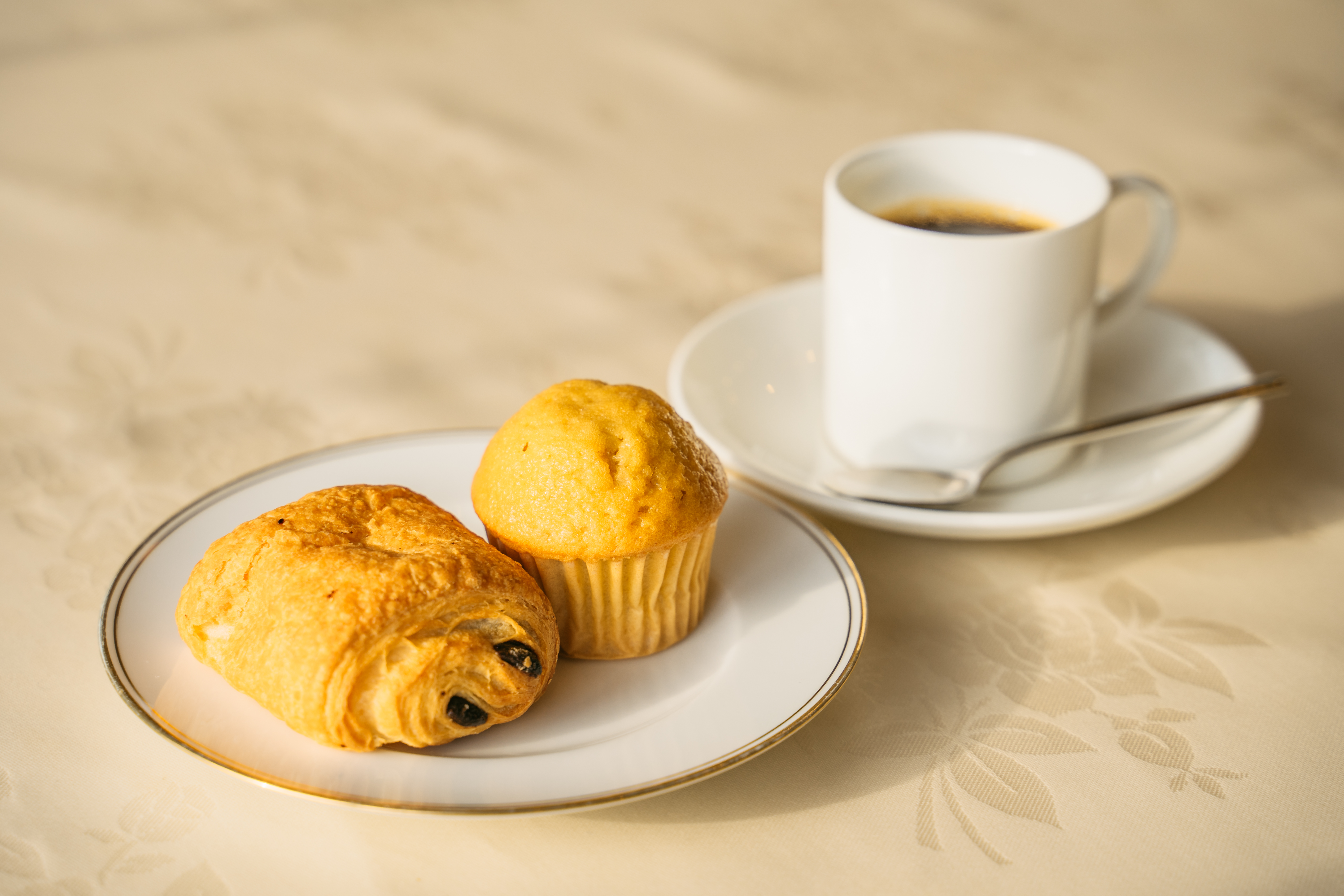 ラウンジメニューにはスイーツもございます。