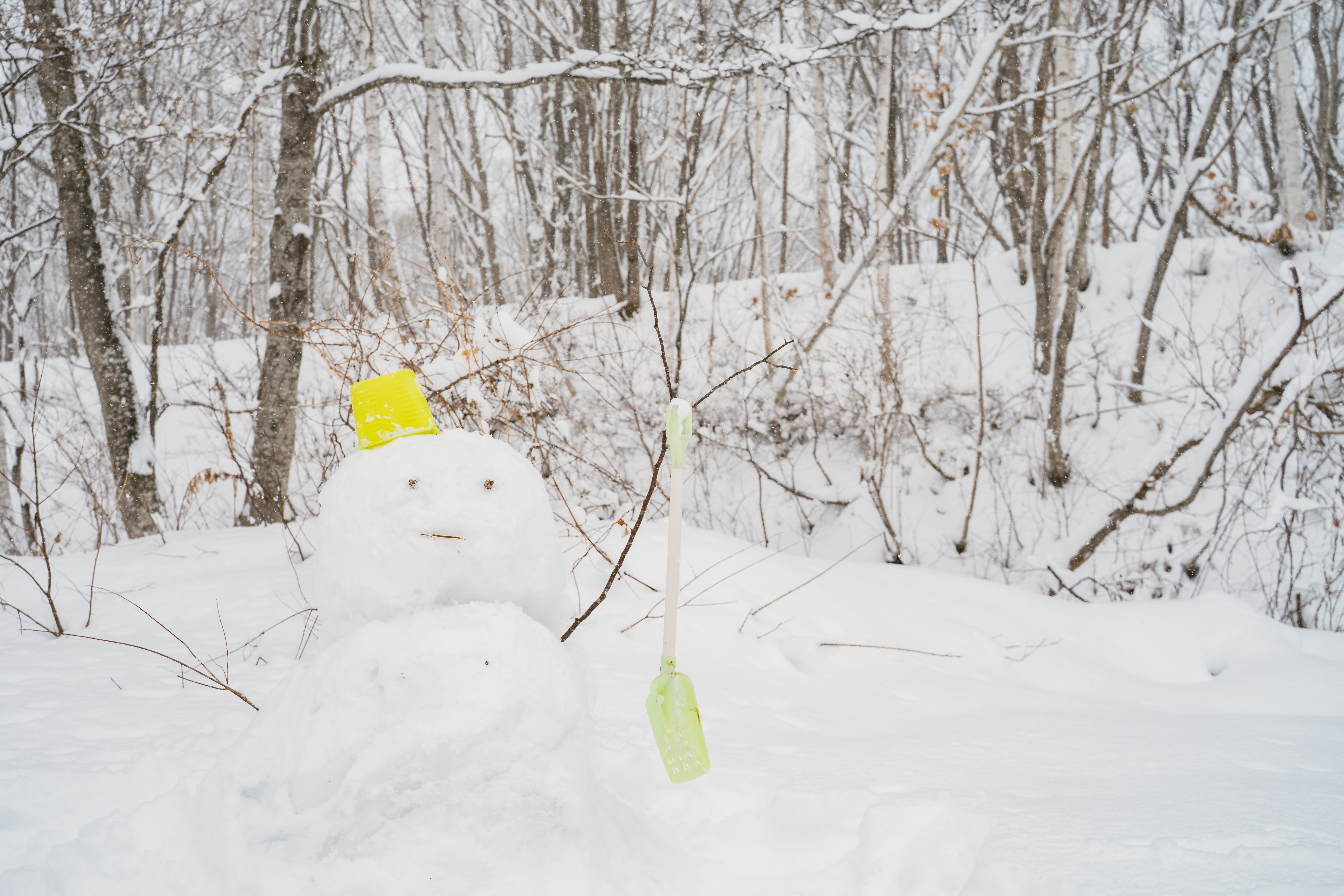 大きな雪だるまも作れるかな？