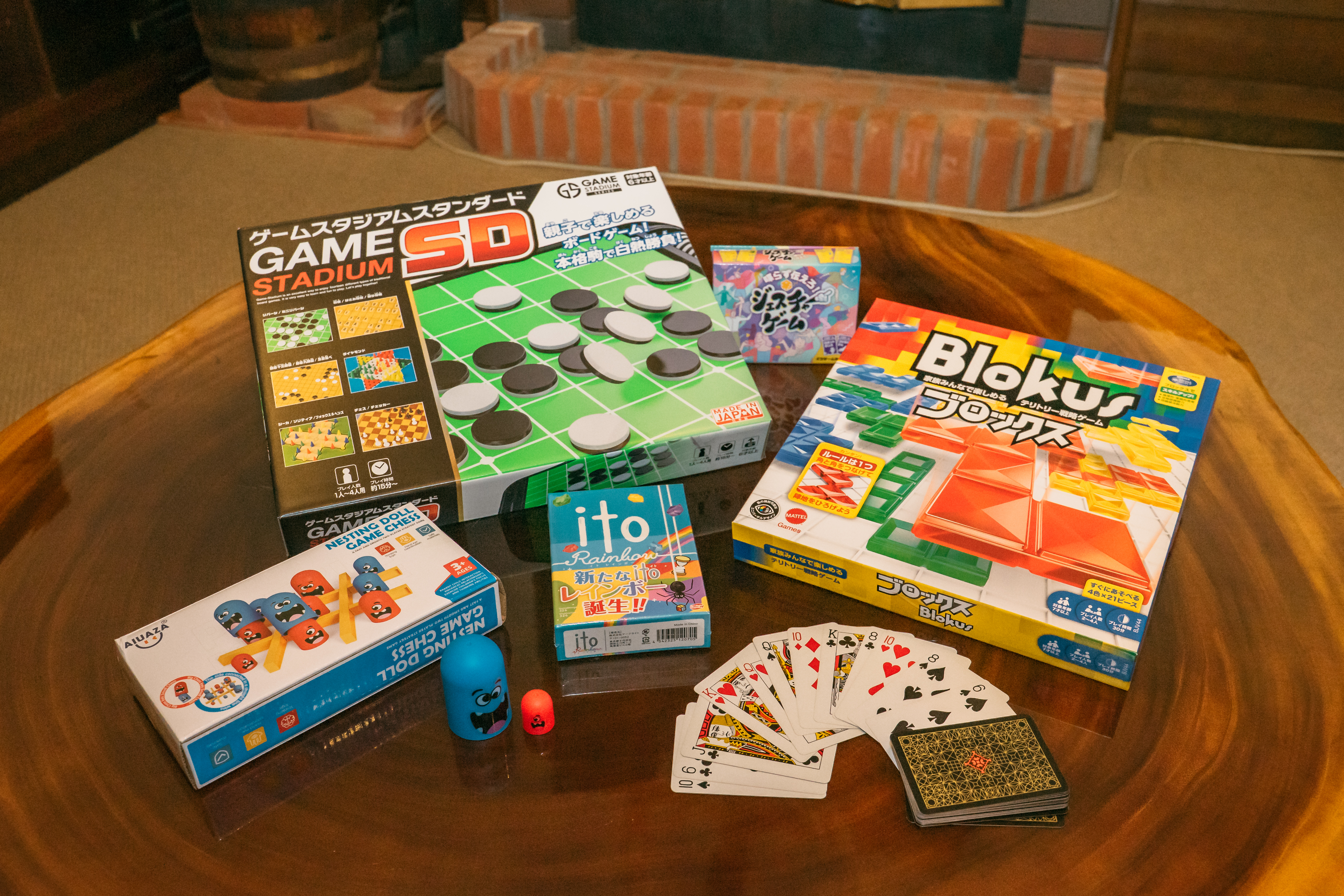 ゲストみんなで盛り上がるボードゲームもご用意しています。