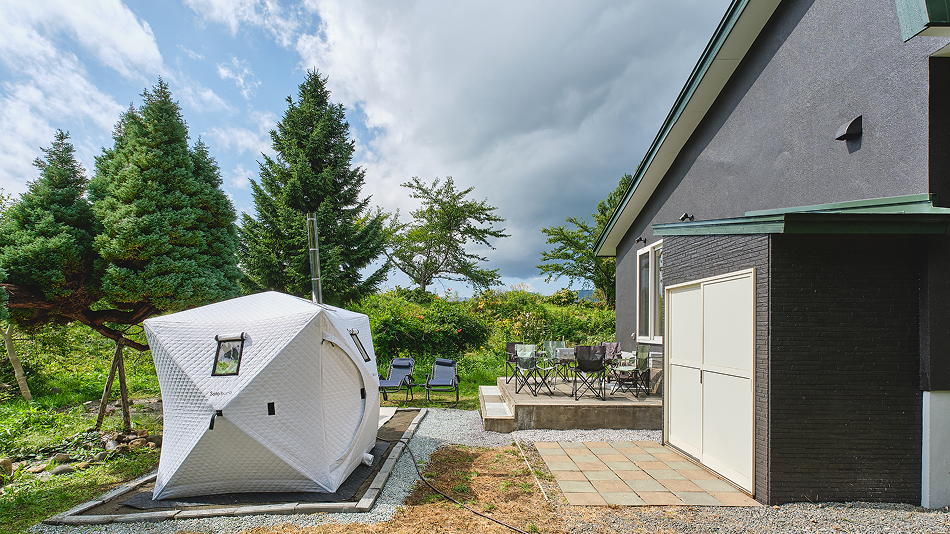 【プラン専用】テラススペースで開放的なサウナタイム
