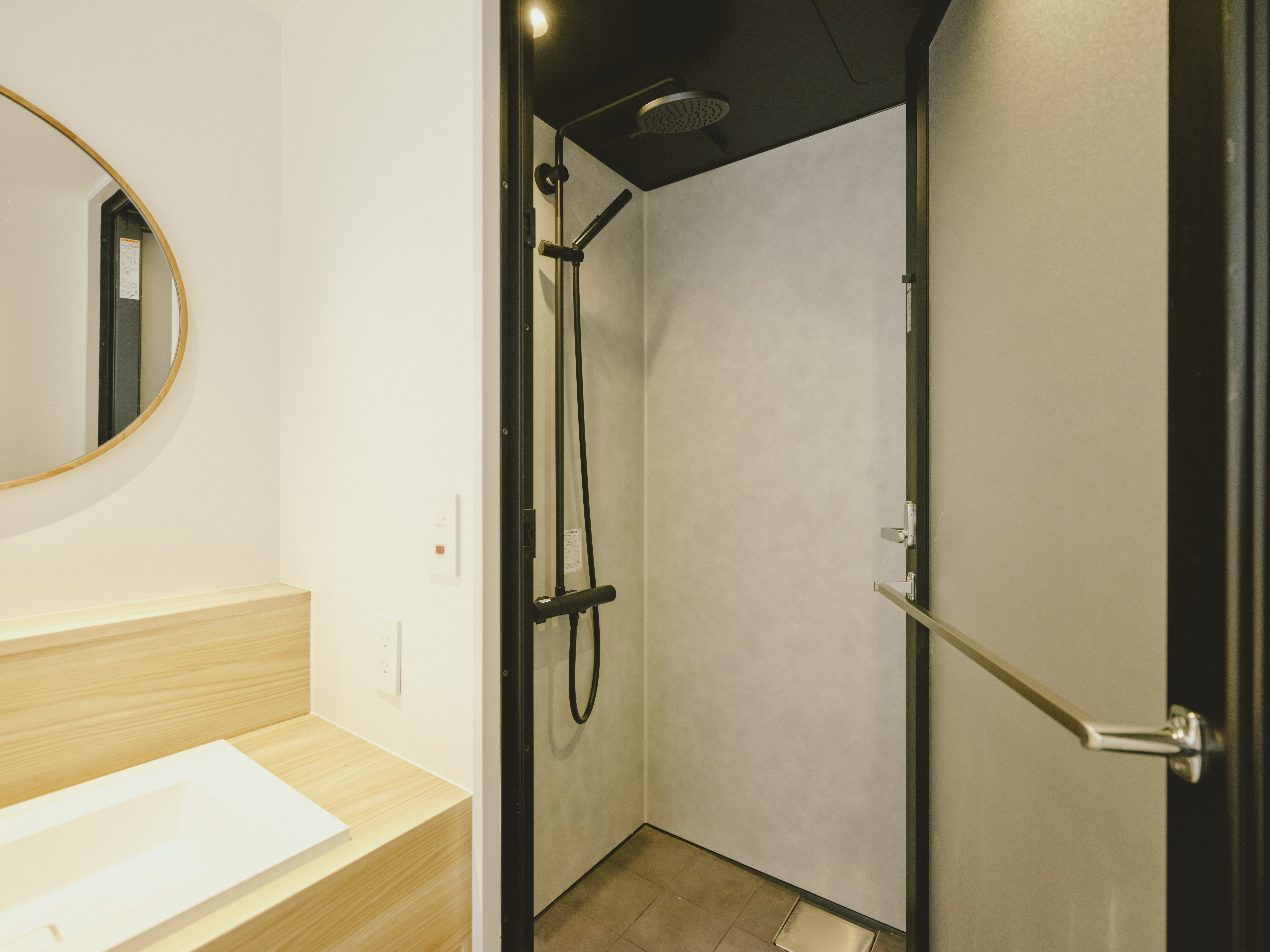 【アルプスビュー Suite Villa】シャワーブース