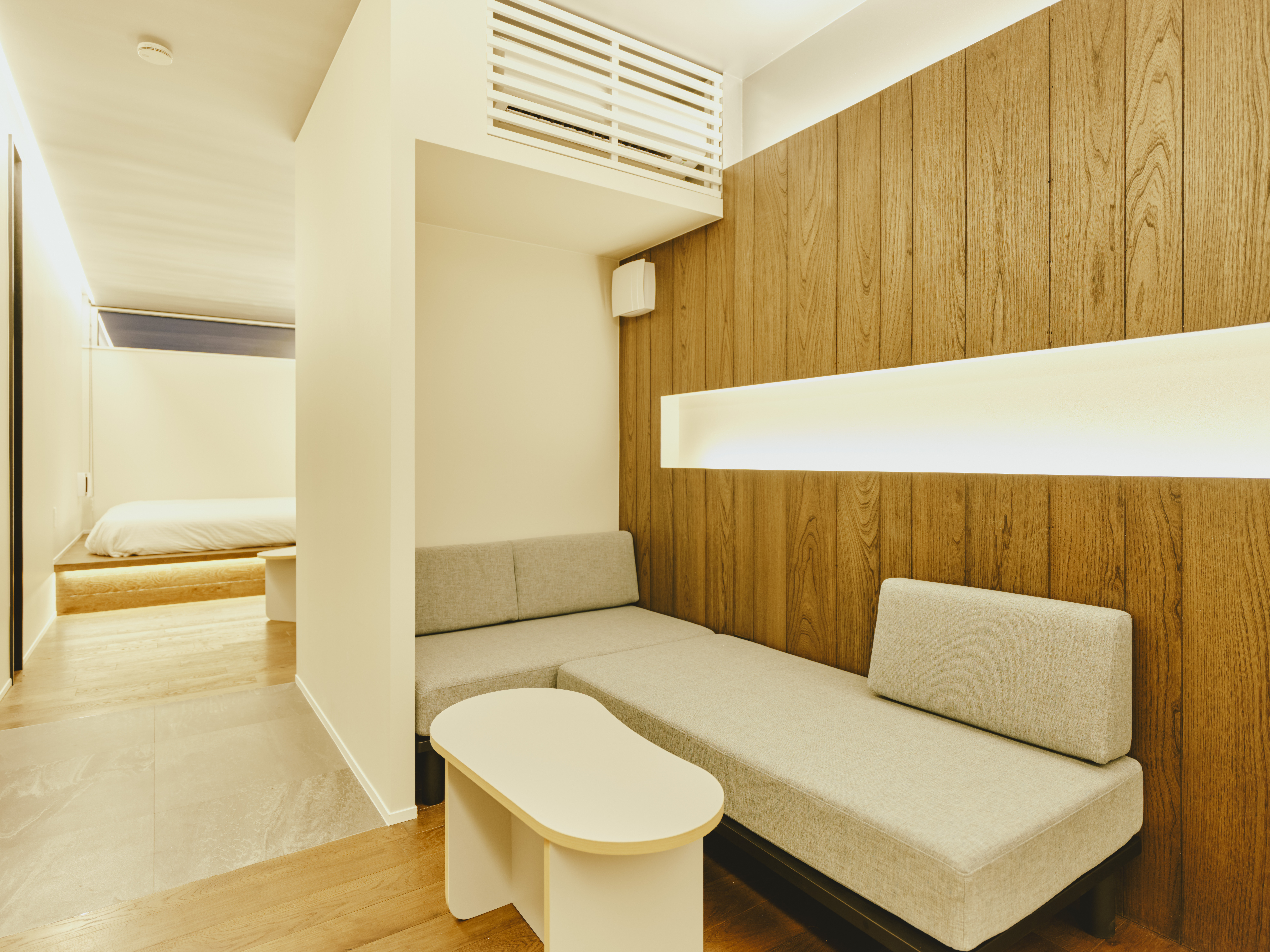 【アルプスビュー Suite Villa】ソファスペース