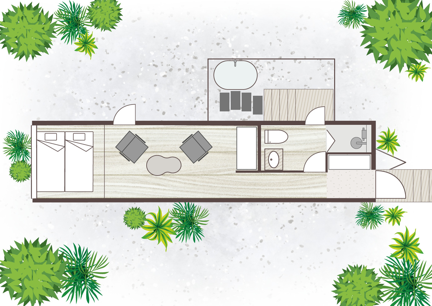 【アルプスビュー Standard Villa】間取り図