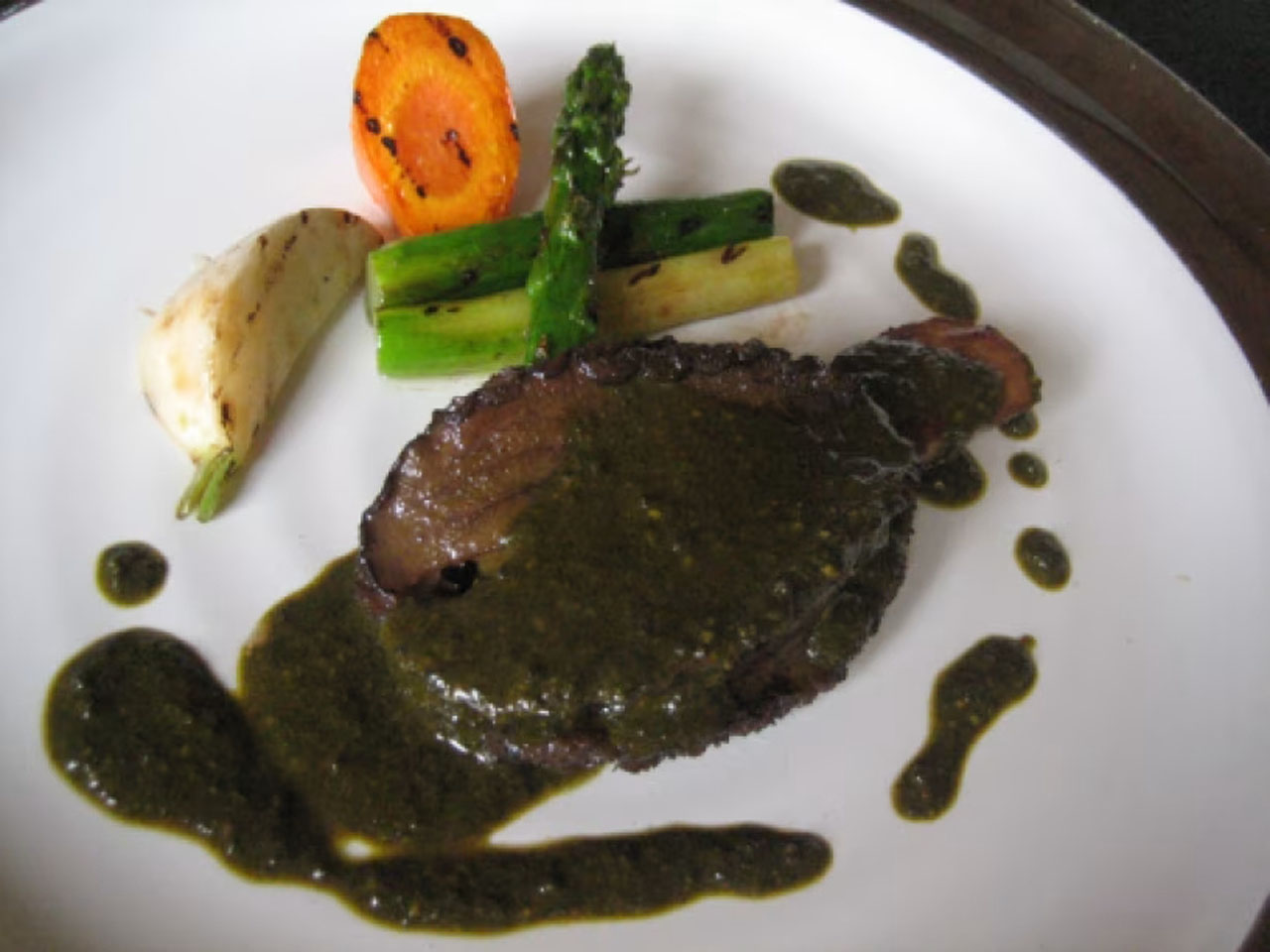 アワビステーキ一例