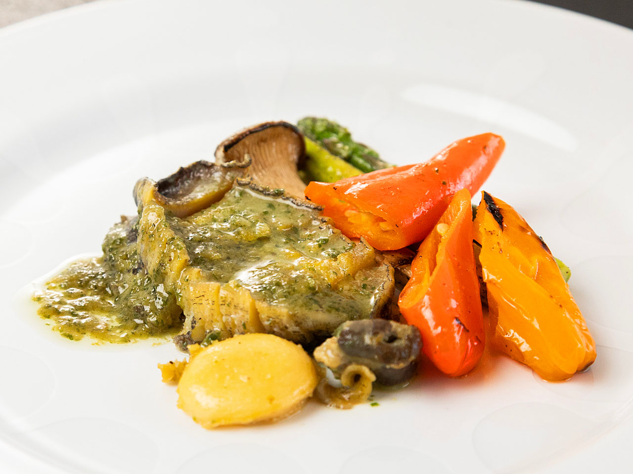 アワビのポワレ