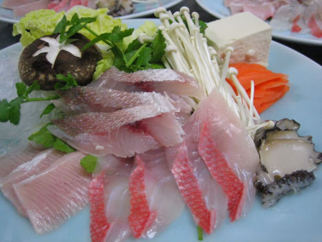 海鮮しゃぶしゃぶ一例