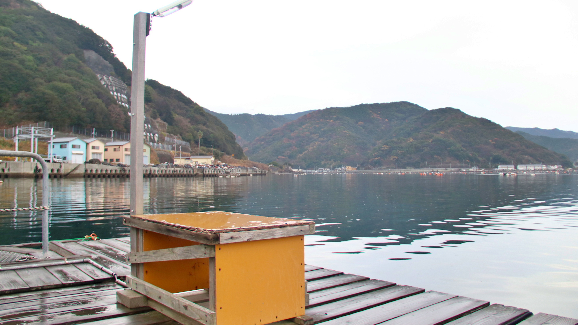 【釣り桟橋】 四季で移り変わる景色と共に。