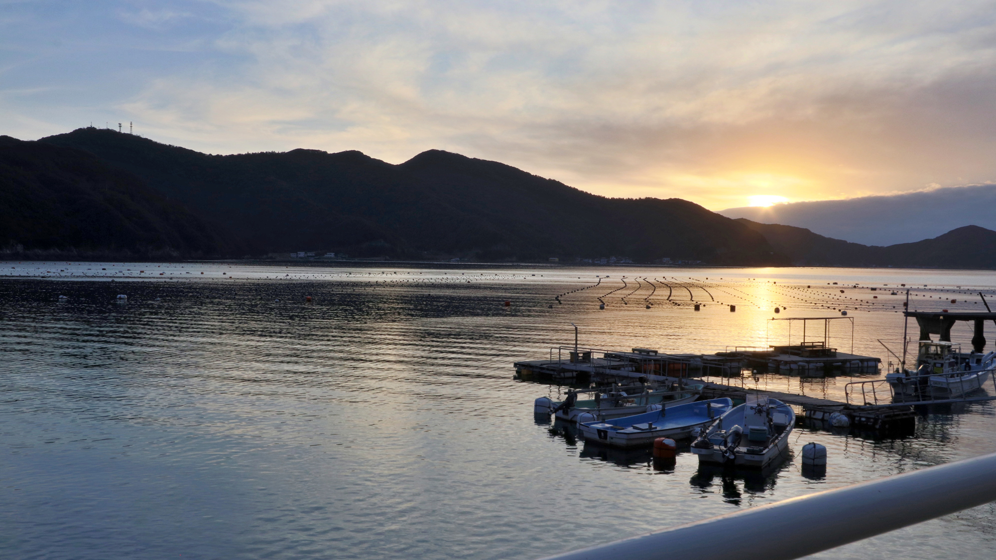 【釣り桟橋】 四季で移り変わる景色と共に。