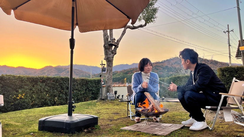 【手ぶらでBBQ】食材があればOK！機材レンタル付き☆中庭テラスで仲間と楽しむリゾートステイ