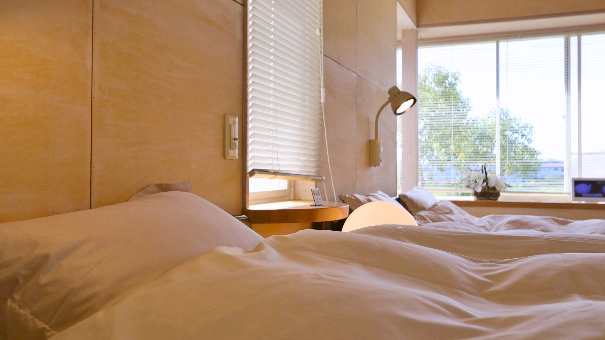 【ベッドルーム】シンプルで落ち着いた空間 