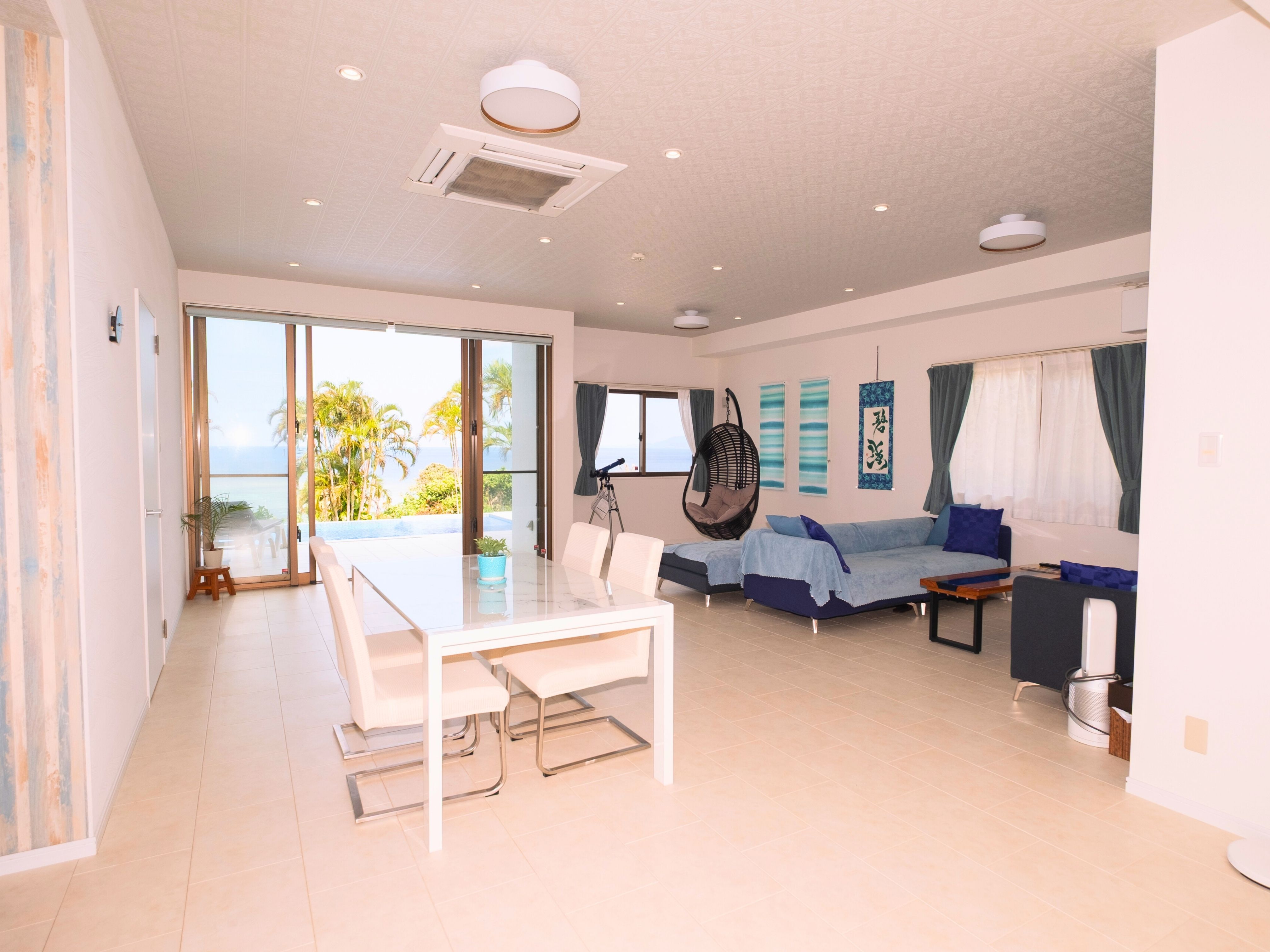 開放感あふれるリビングダイニング