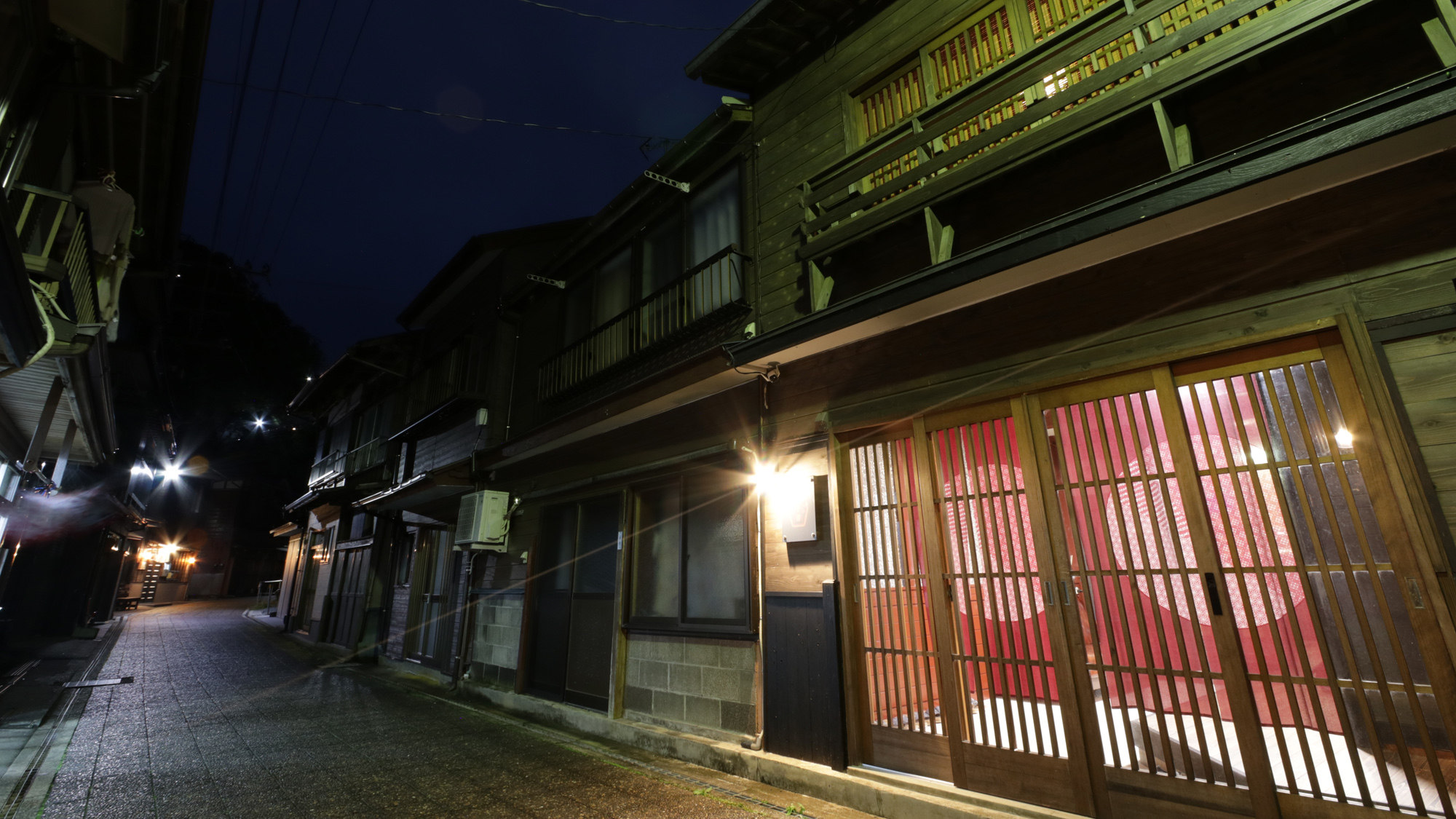 その他_波浮の通り_夜*