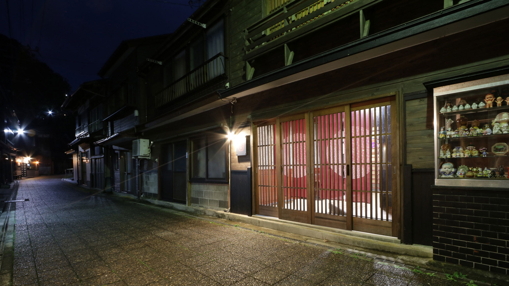 その他_波浮の通り_夜*