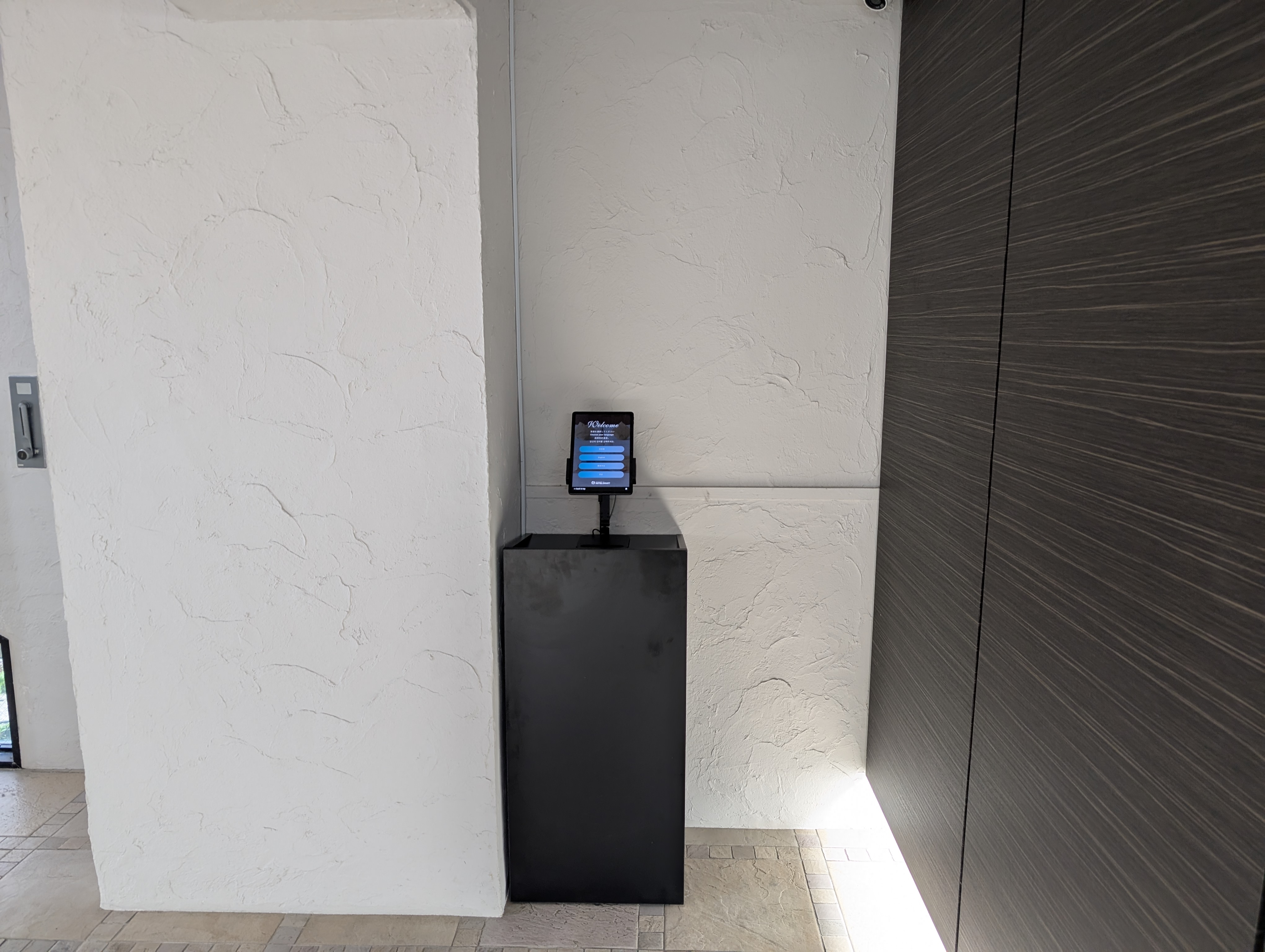 チェックインタブレット