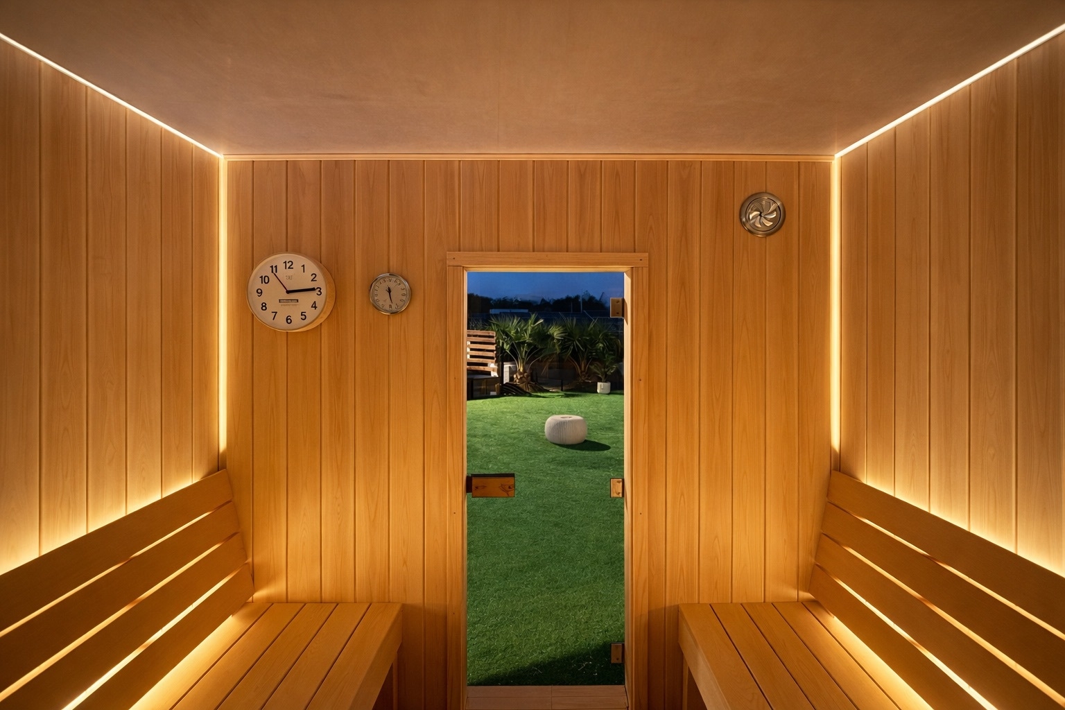 自然に囲まれたプライベートサウナとヴィラ一棟貸