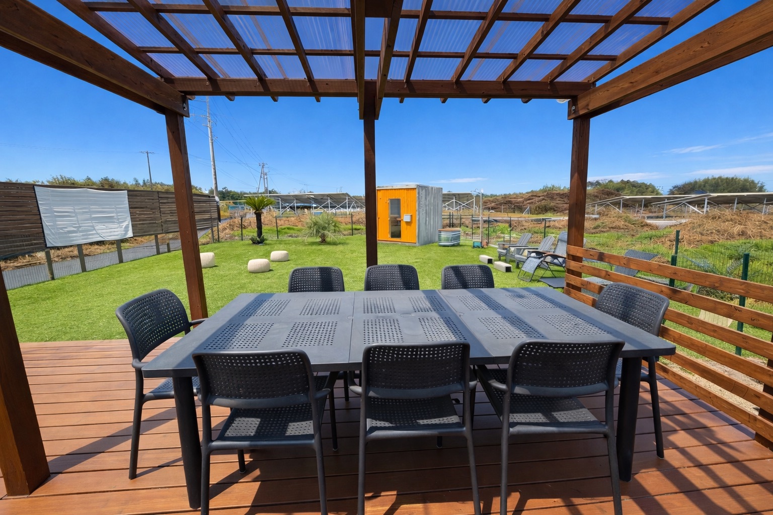 ウッドデッキ全体