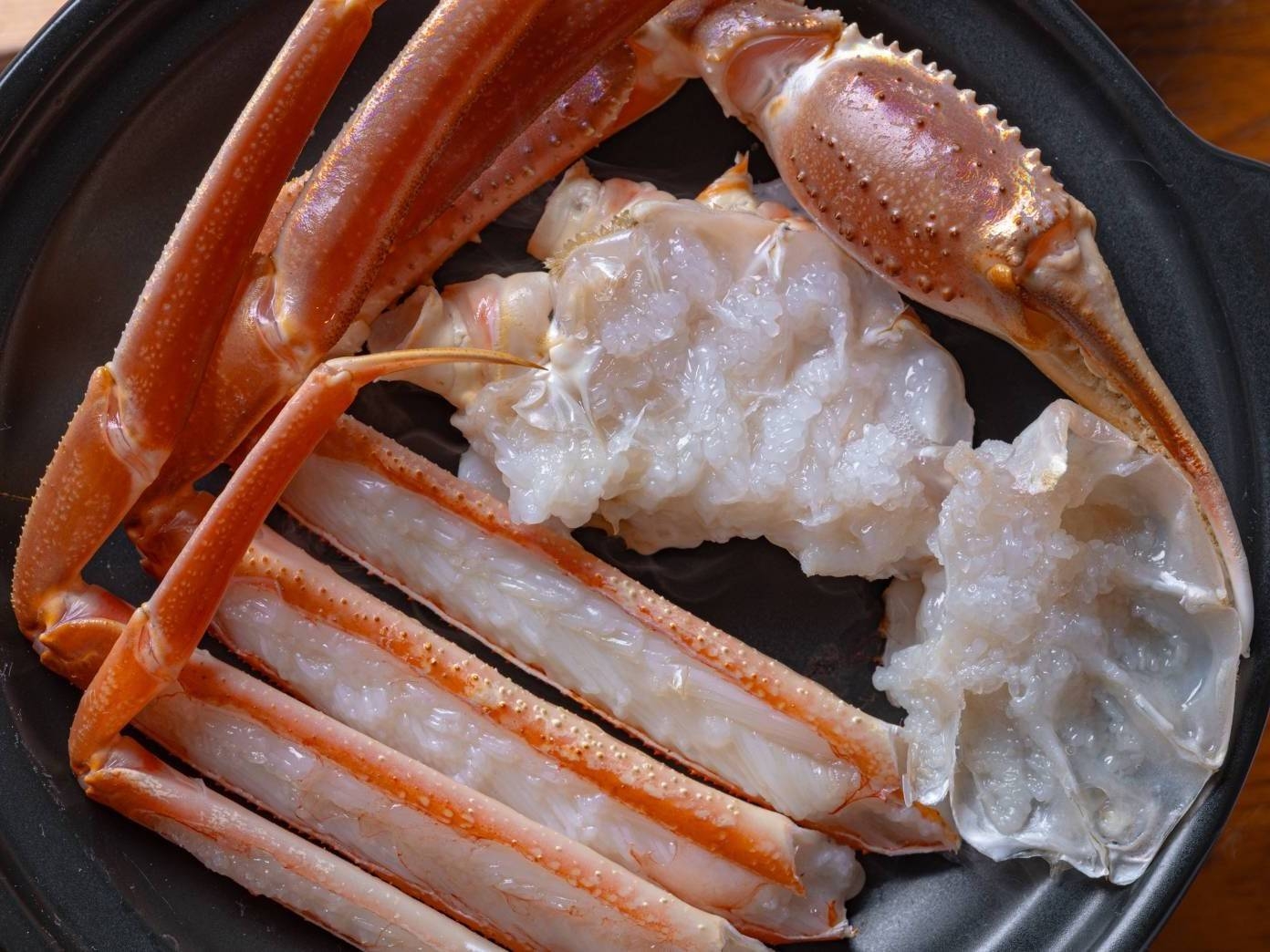 カニごよみ上撰コース【おひとり様につき蟹1.5杯　地魚の舟盛付】