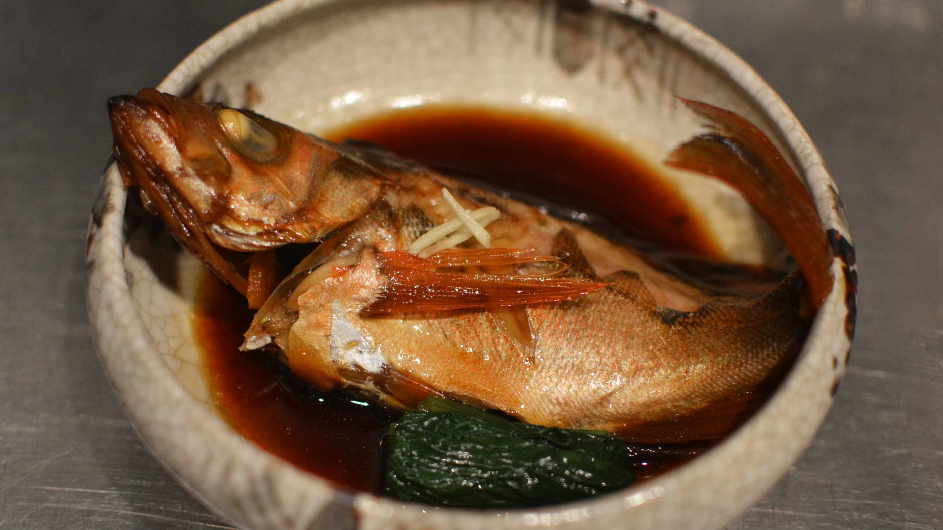 ～ある日の炊き合わせ　地魚の姿煮～