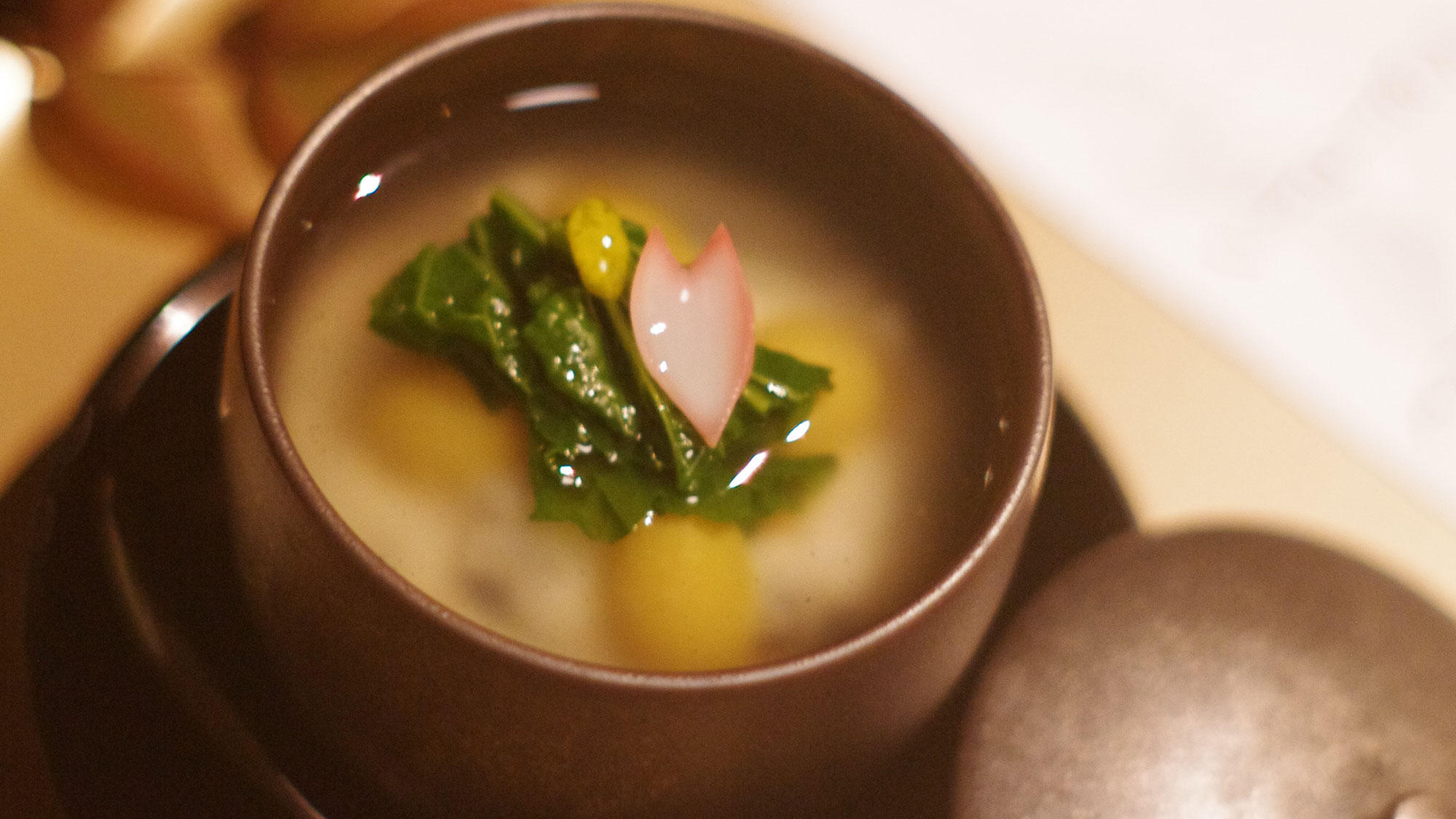 ～1月のある日の蒸し物　蕪蒸し～旬の野菜をやさしい餡でとじこめて。