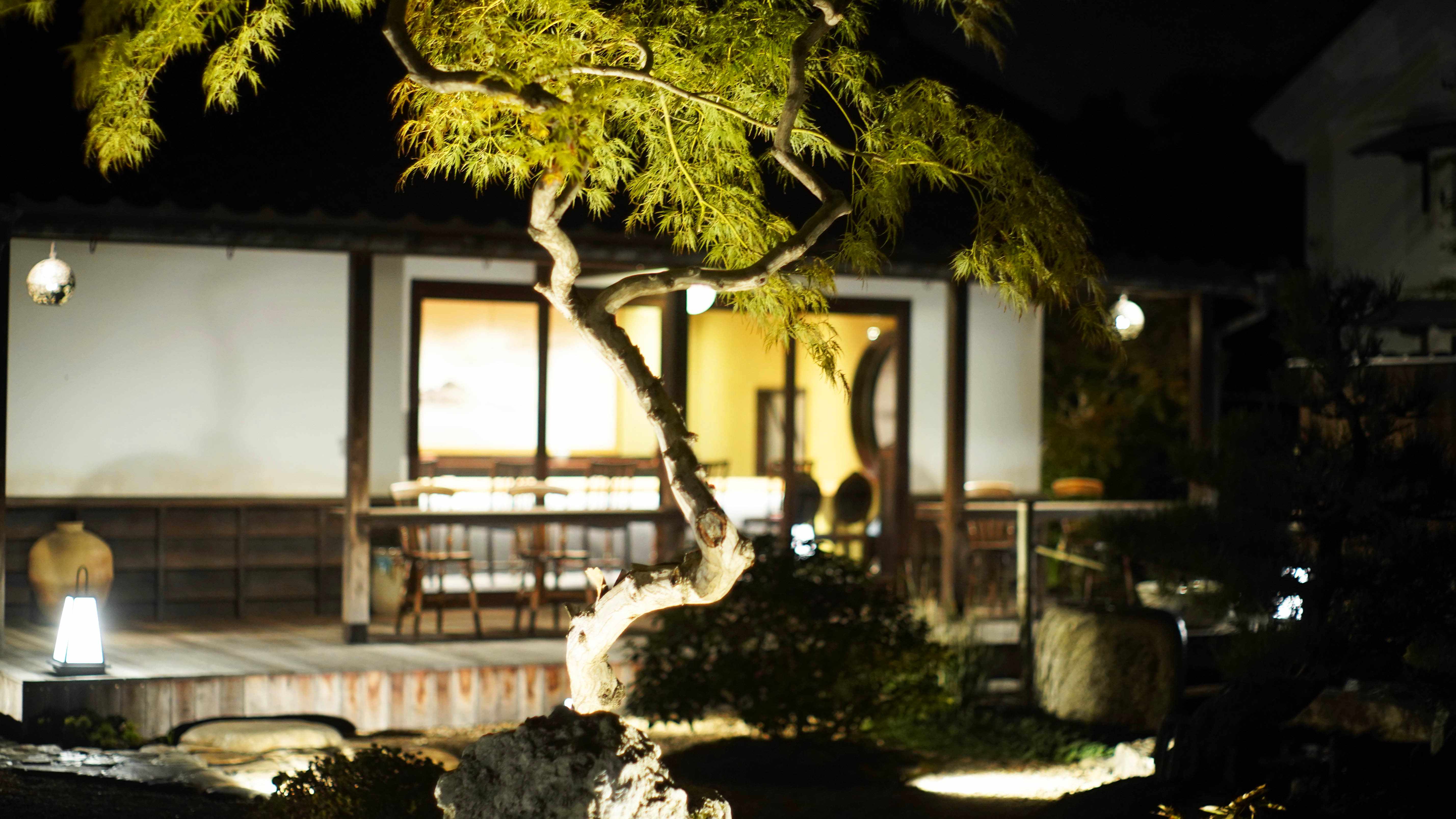 ～夜のせせらの中庭～