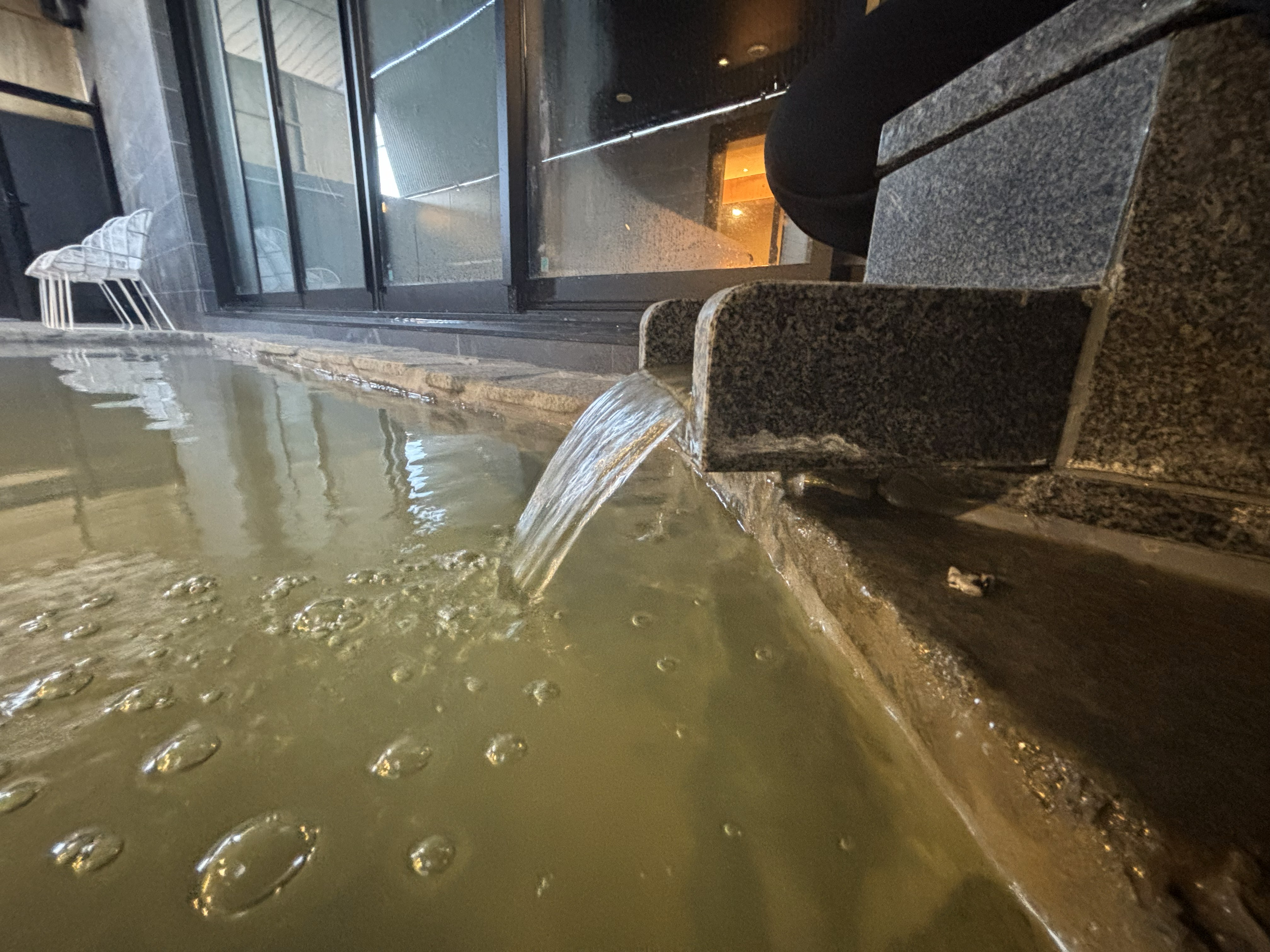 【健康堂】1F:男性用大浴場　外湯　天然温泉