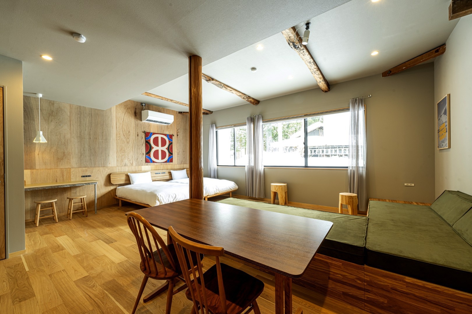 【白馬岩岳マウンテンリゾートから徒歩３分】キッチン＆リビング付き／シンプルステイで自由気ままな滞在を