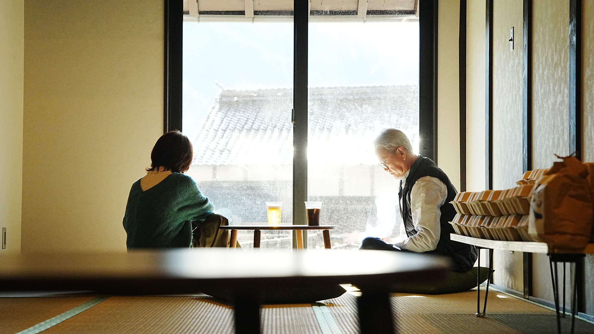 *【コミュニティルーム】畳で足を伸ばし、自由にお過ごしください。