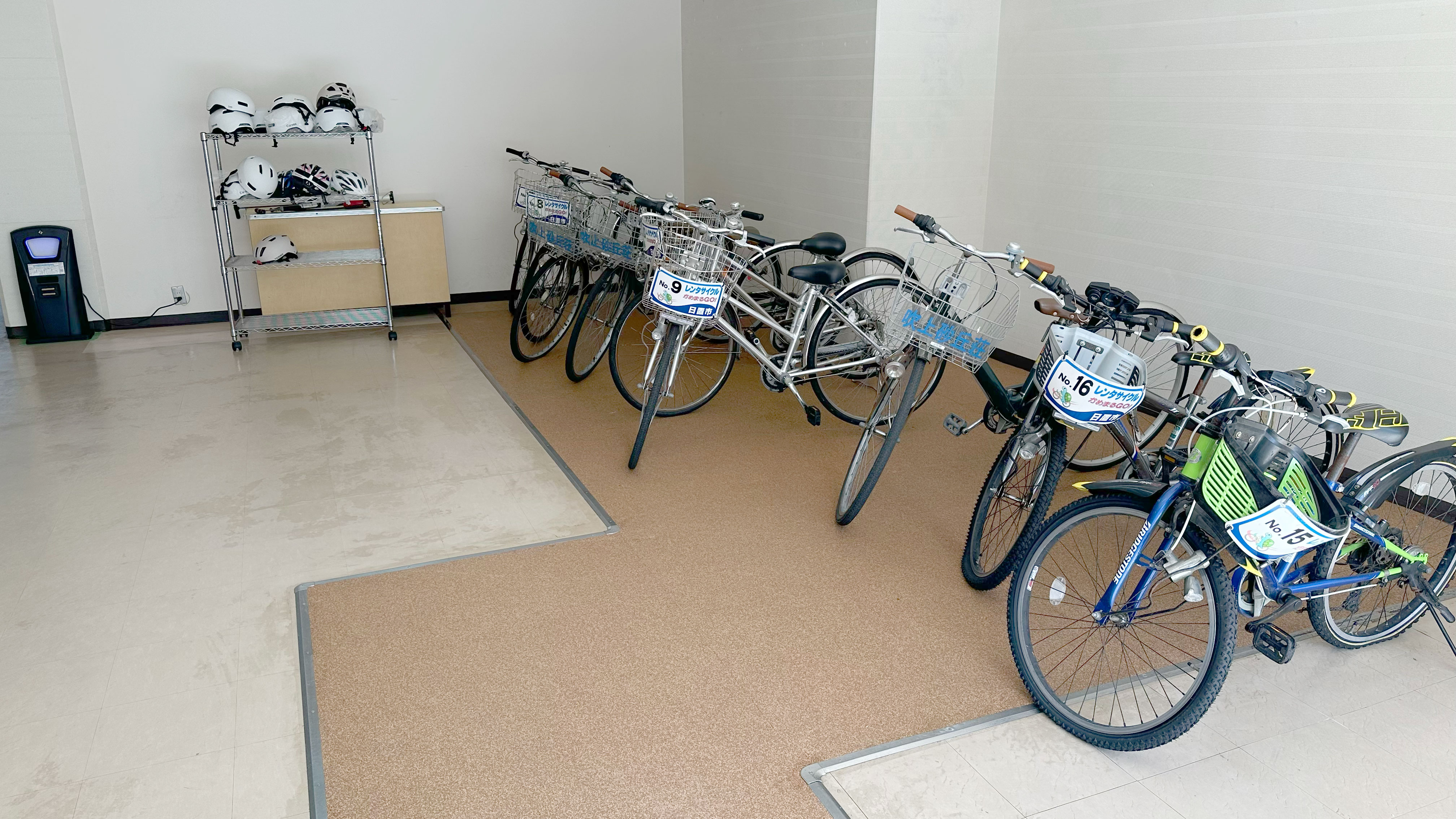 ＜レンタサイクル・屋内駐輪＞おさんぽやお買い物などのご利用に。愛車は屋内駐輪OK！