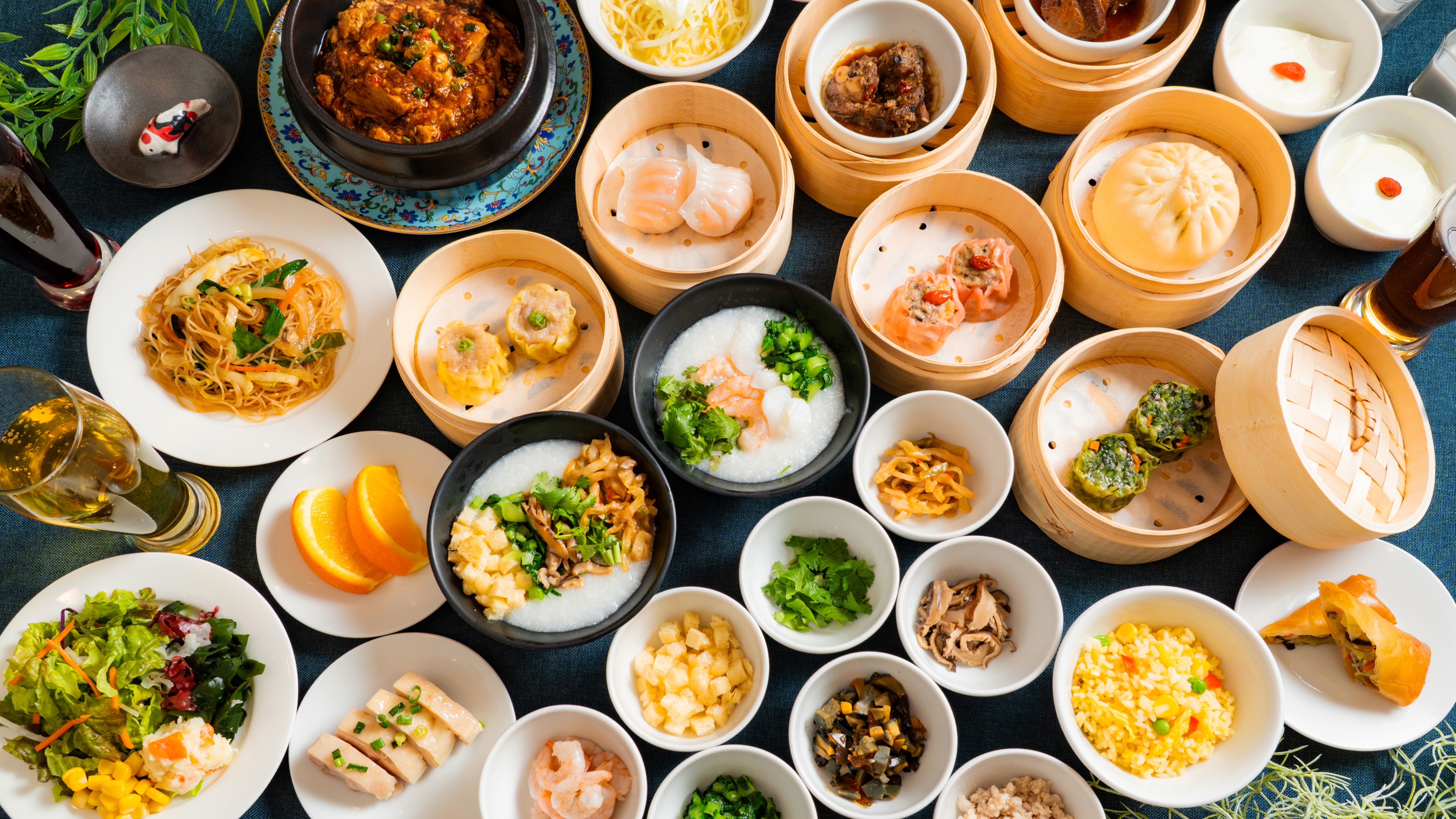 朝食バイキング一例